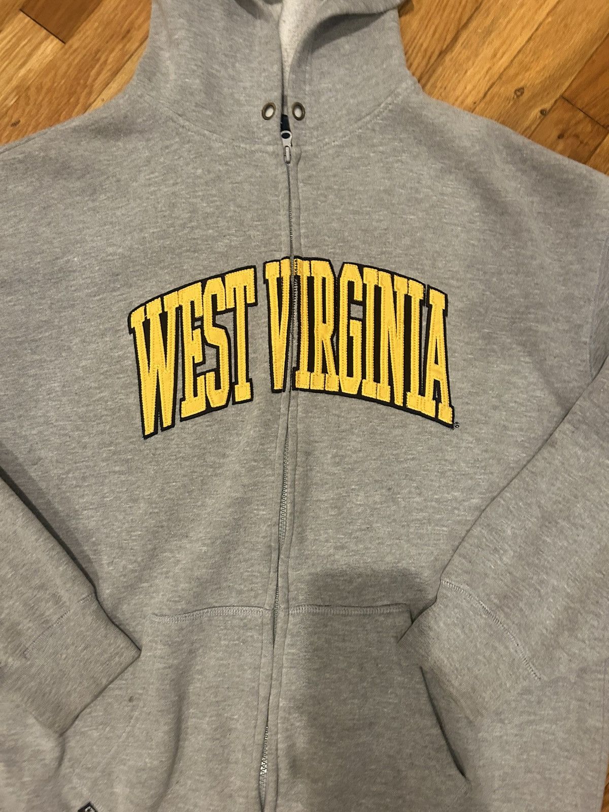 J. America × Vintage WEST VIRGINIA COLLEGIATE ZIP UP Size US XL / EU 56 / 4 - 2 Thumbnail