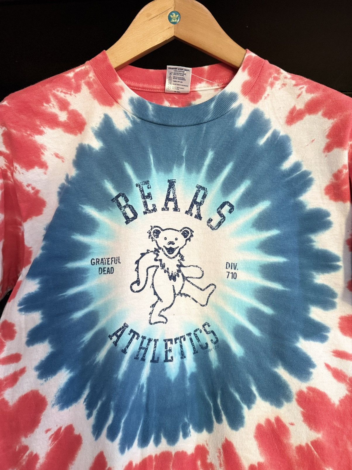 Grateful Dead × Vintage Vintage 90s Grateful Dead Bears Athletics Tee Size US M / EU 48-50 / 2 - 2 Thumbnail