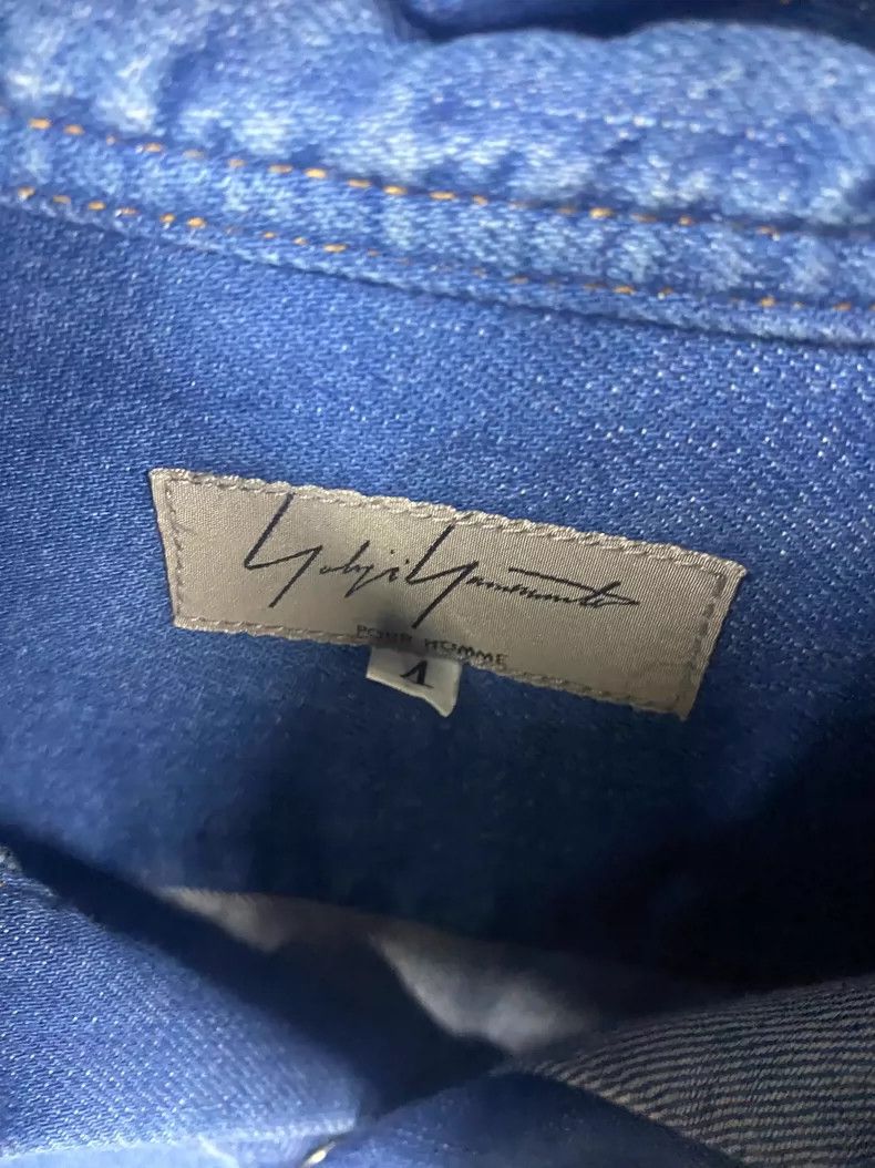 Yohji Yamamoto Yohji Yamamoto Denim triple collar shirt Size US XL / EU 56 / 4 - 3 Thumbnail