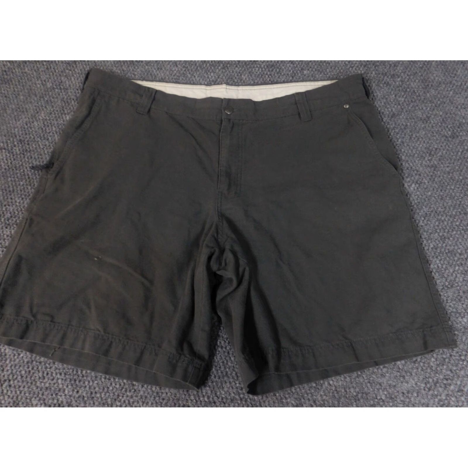 Sunray Sportswear Columbia Shorts Mens 42 Gray Cargo Outdoor Regular Breathable Logo Cotton Knit Zip Flat Front Casual Size US 42 / EU 58 - 4 Thumbnail