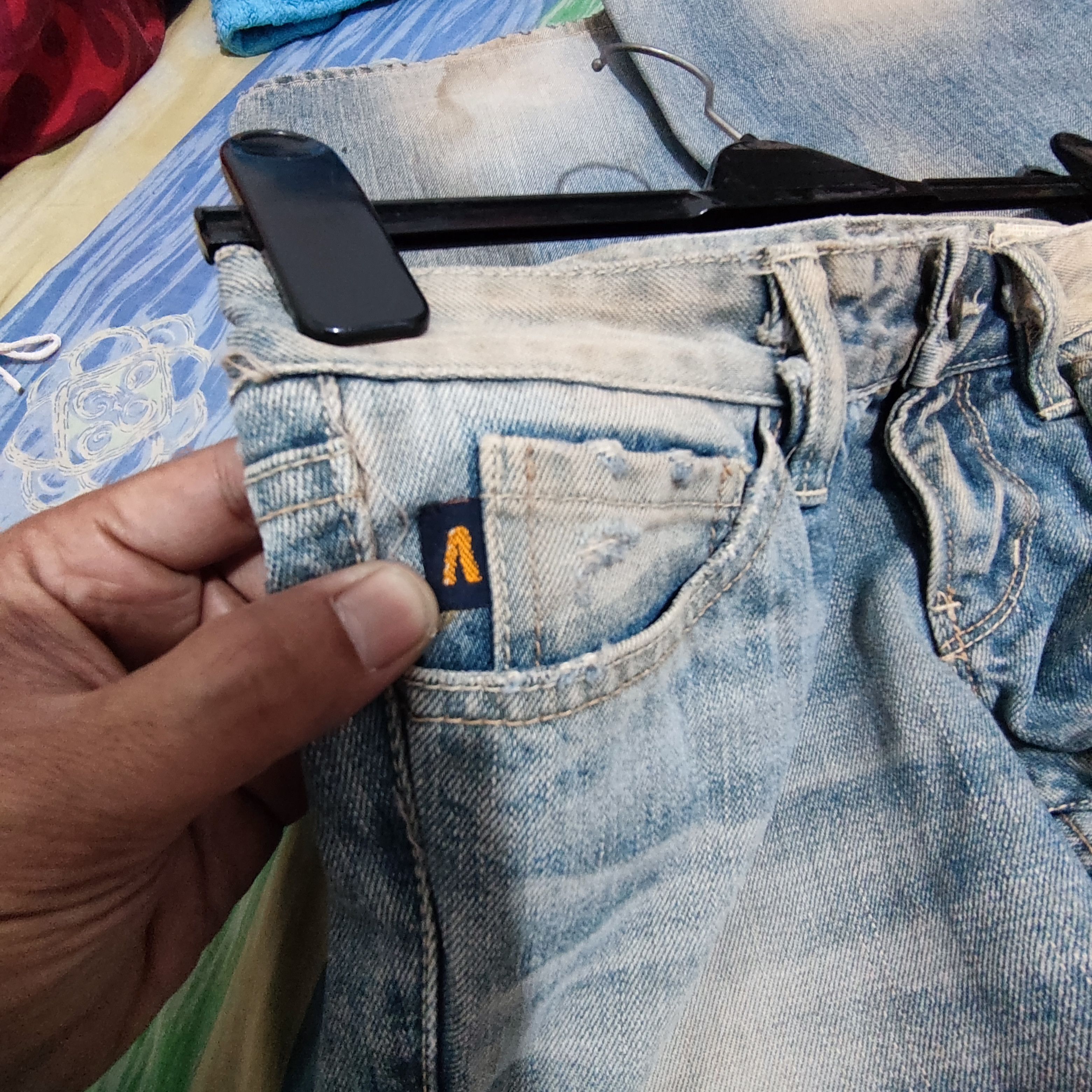 Japanese Brand distressed bucaroo women jeans Size 27" / US 4 / IT 40 - 7 Thumbnail