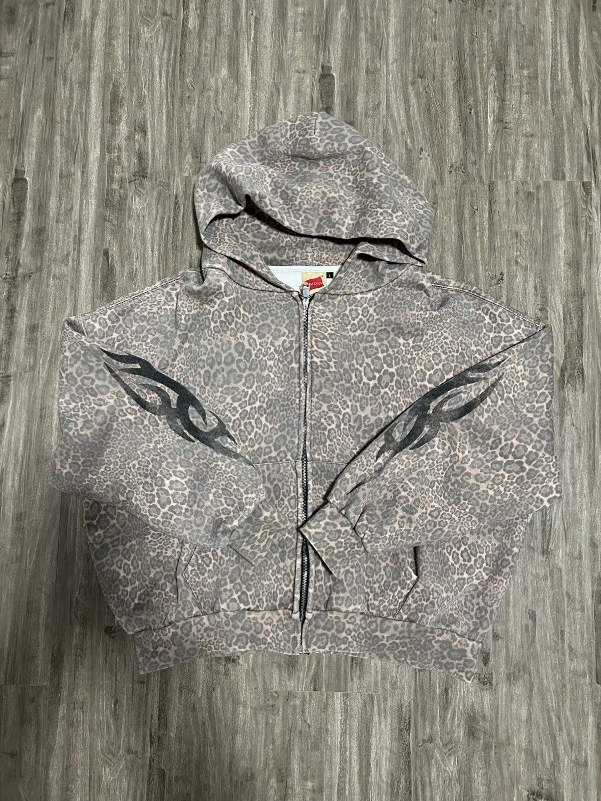 Other End Days Cheetah Print Zip Up Size US L / EU 52-54 / 3 - 1 Thumbnail