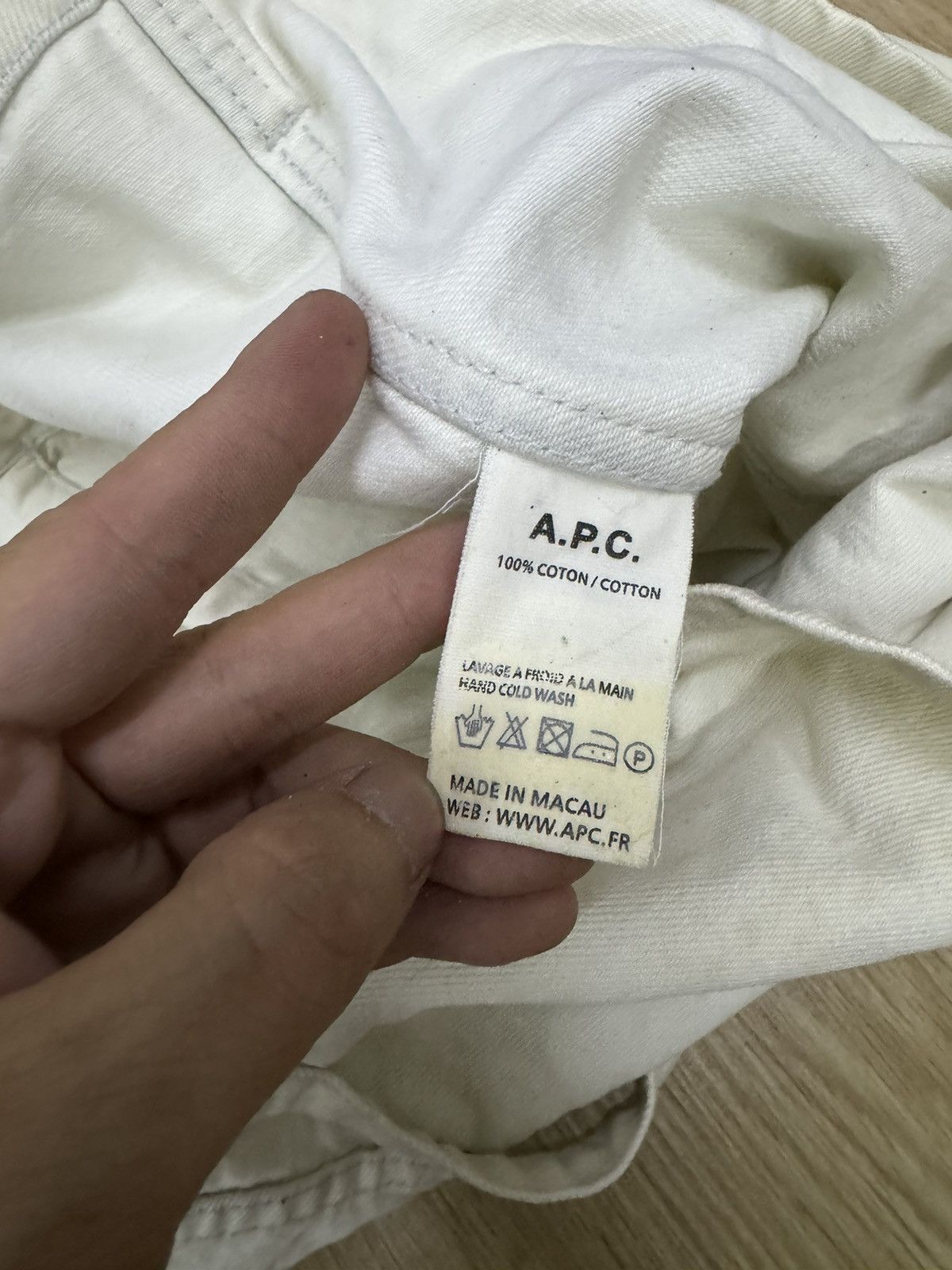 A.P.C. A.P.C white cotton chore jacket Size US XS / EU 42 / 0 - 7 Thumbnail
