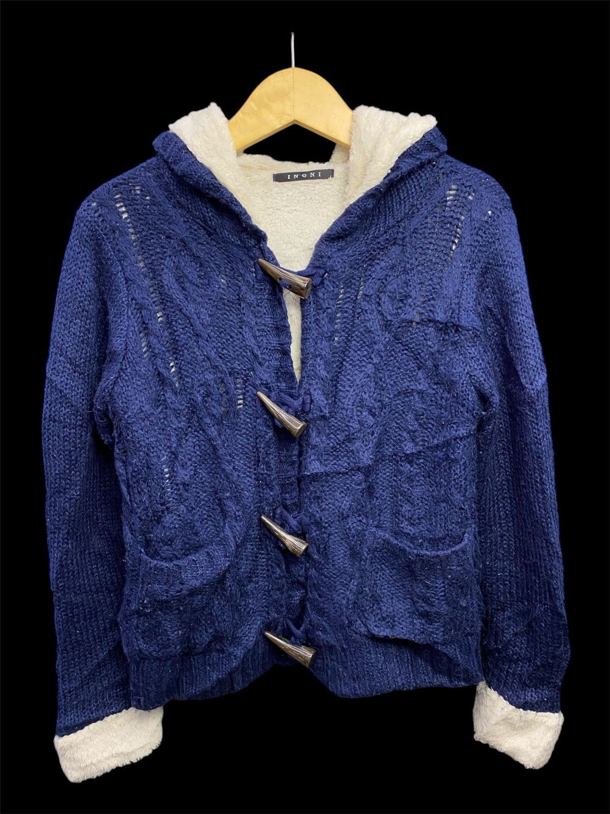 20471120 × Beauty Beast × Japanese Brand double layer knitted ingni japanese brand like kapital Size US M / EU 48-50 / 2 - 1 Thumbnail