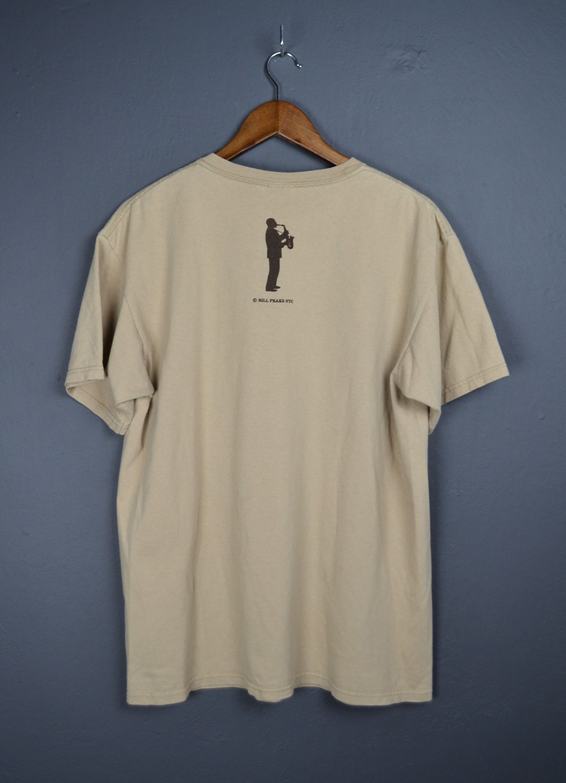Band Tees Vintage Bill Peaks NYC T-Shirt Graphic Art L Saxophone Size US L / EU 52-54 / 3 - 2 Thumbnail