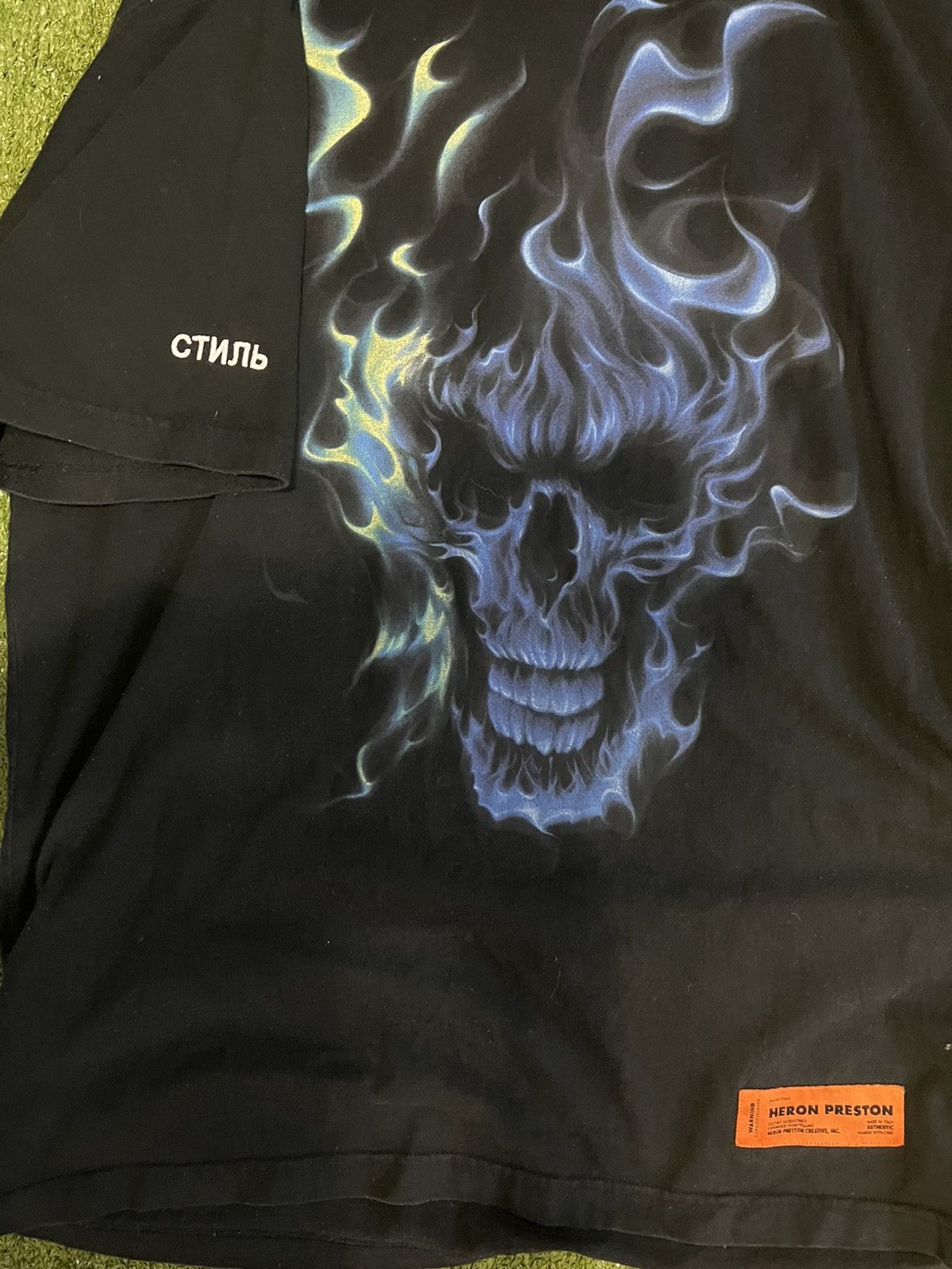 Heron Preston Heron Preston Faded Flaming s Size US M / EU 48-50 / 2 - 1 Thumbnail