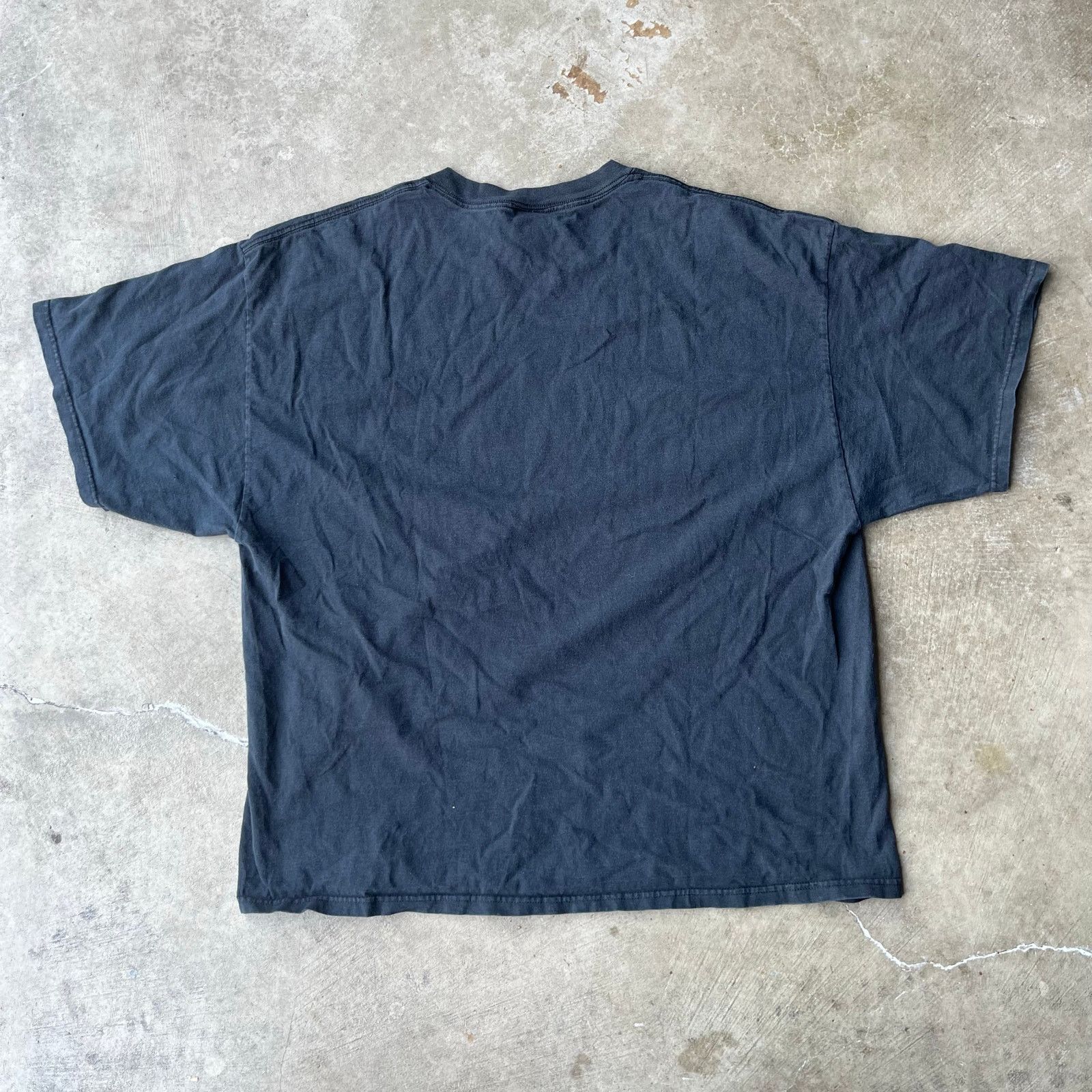 Vintage VINTAGE ANTI-WIFE PARODY SCRIPT TEE SHIRT OBSCURE 2XL BLACK Size US XXL / EU 58 / 5 - 3 Thumbnail