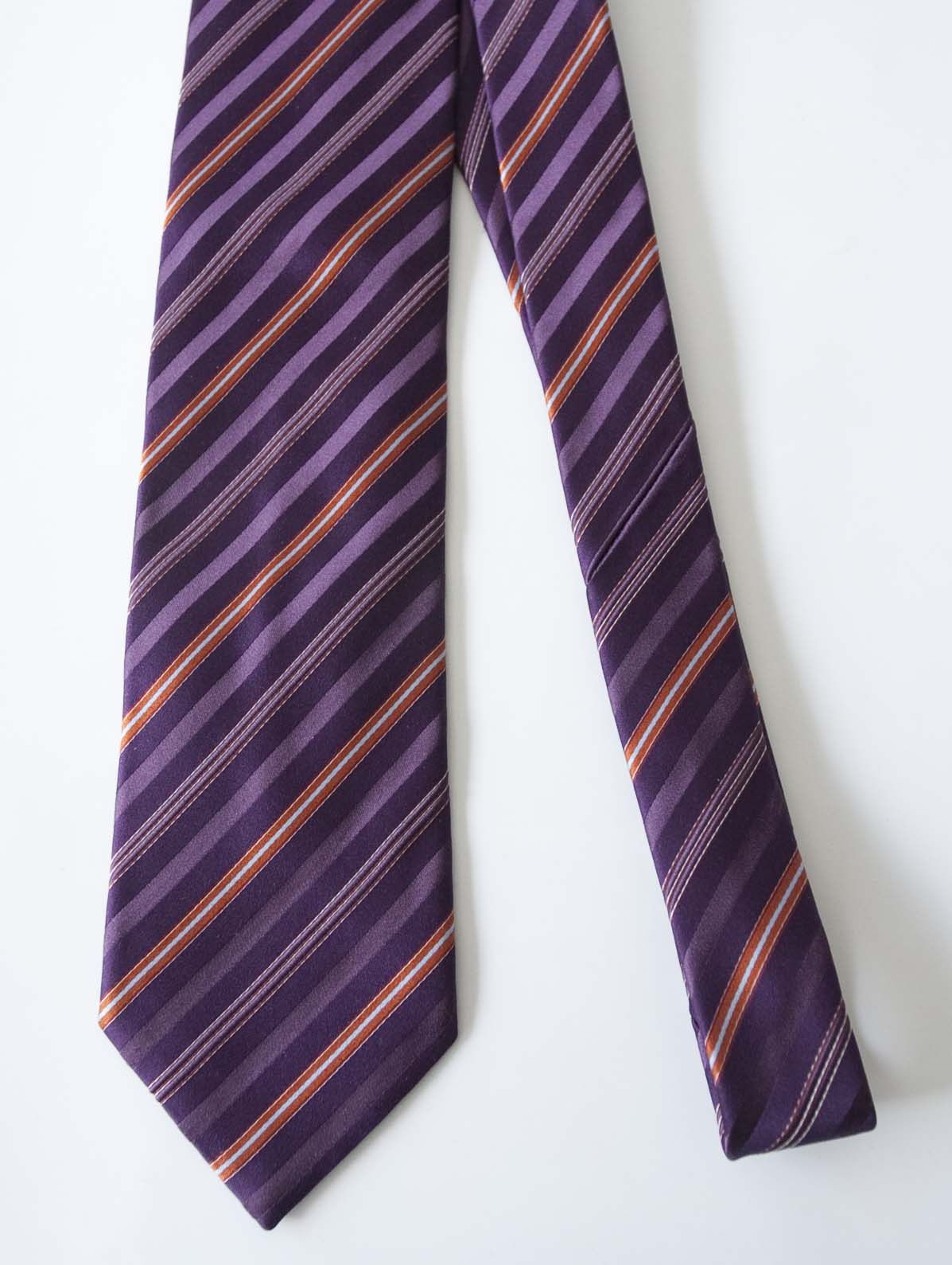 Good Ermenegildo Zegna Light Purple 100% Silk Tie