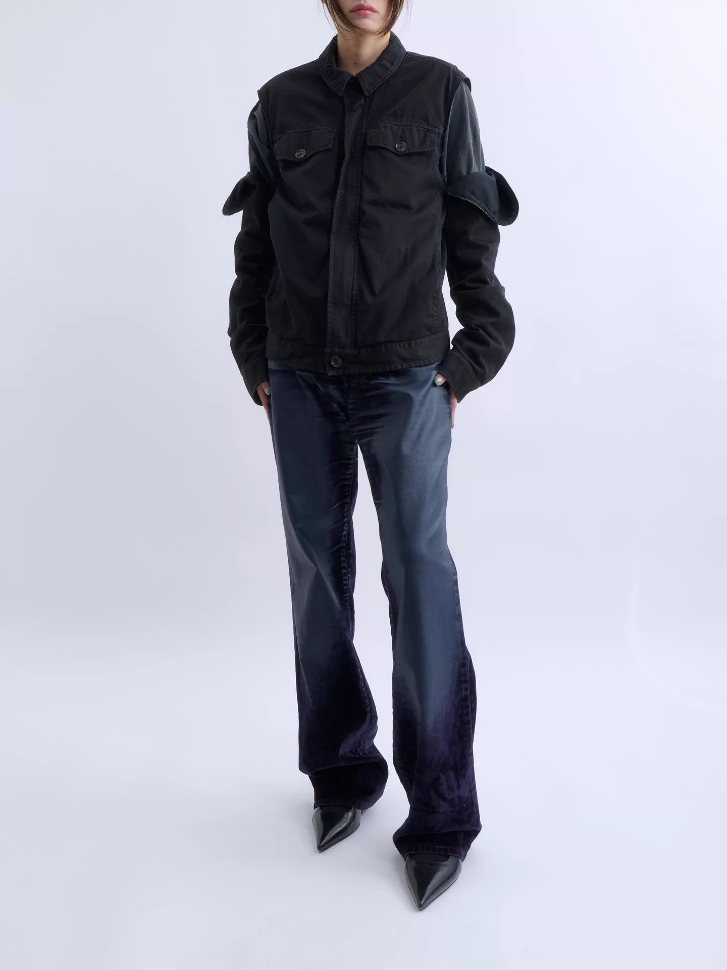 Alexander McQueen Alexander McQueen 00s Detachable Sleeve Utility Jacket Size US S / EU 44-46 / 1 - 4 Thumbnail