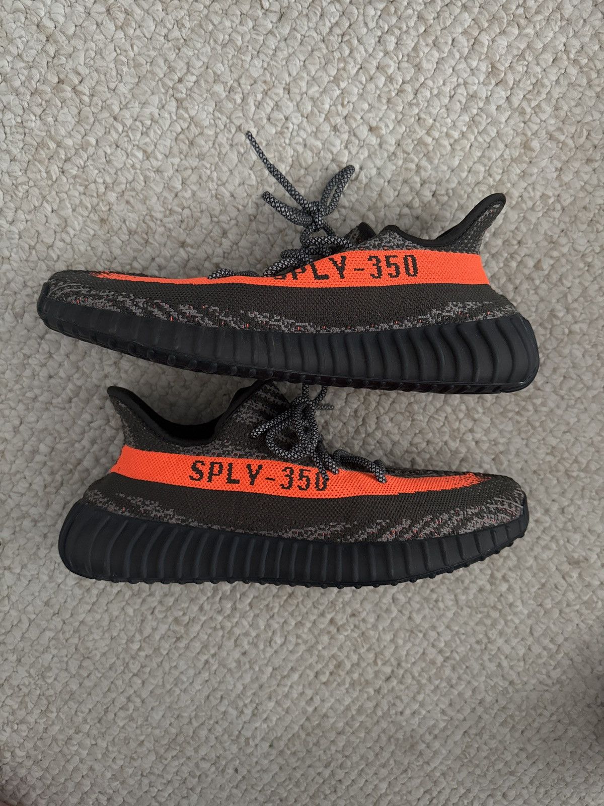 Adidas × Hypebeast × Kanye West Yeezy Boost 350 V2 Carbon Beluga Size US 10.5 / EU 43-44 - 2 Thumbnail