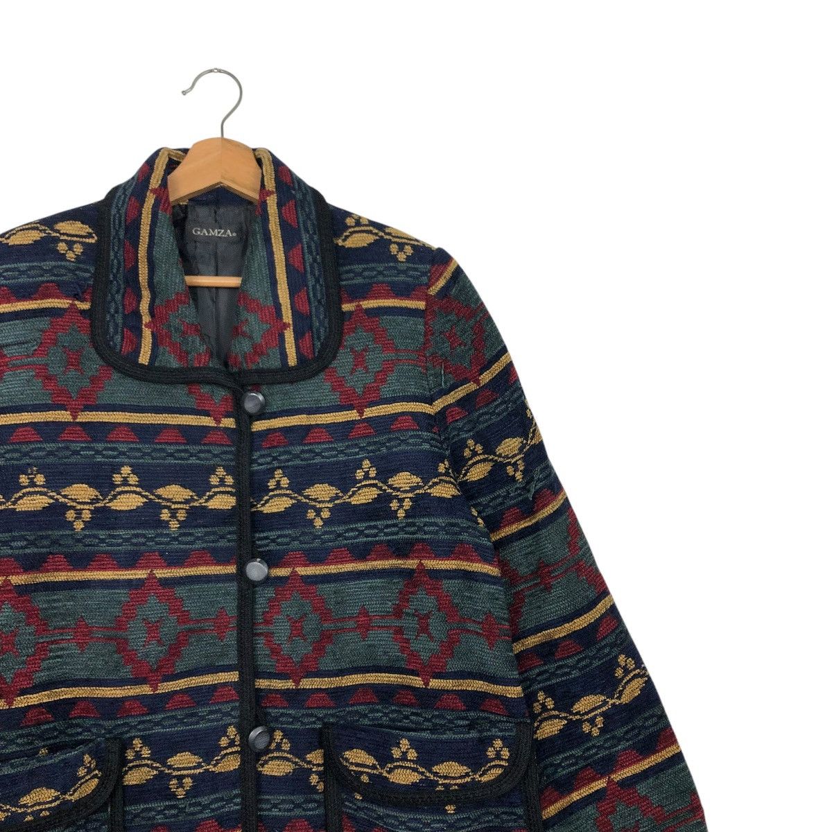Japanese Brand 🔥VINTAGE CHORE WORK JACKET GAMZA NAVAJO DESIGN ISSEY MIYAKE Size US M / EU 48-50 / 2 - 8 Thumbnail