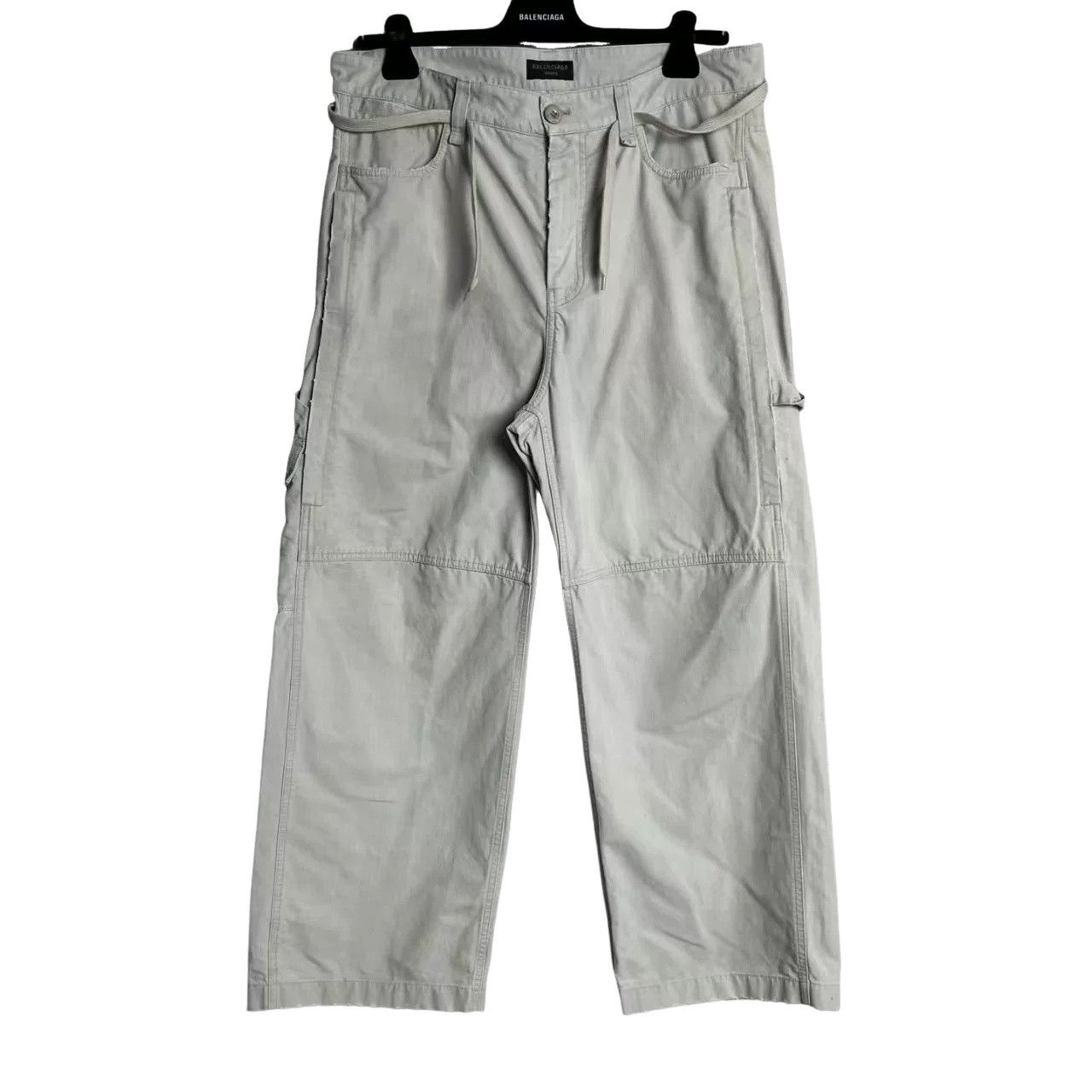 Balenciaga Balenciaga Drawstring Cargo Pants M Size US 32 / EU 48 - 1 Thumbnail