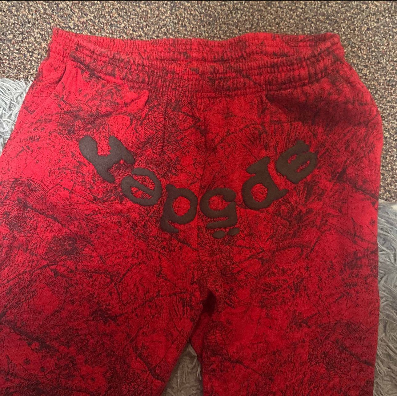 Sp5der Sp5der OG Tree Camo Sweatpant 'Red' Size US 34 / EU 50 - 5 Thumbnail