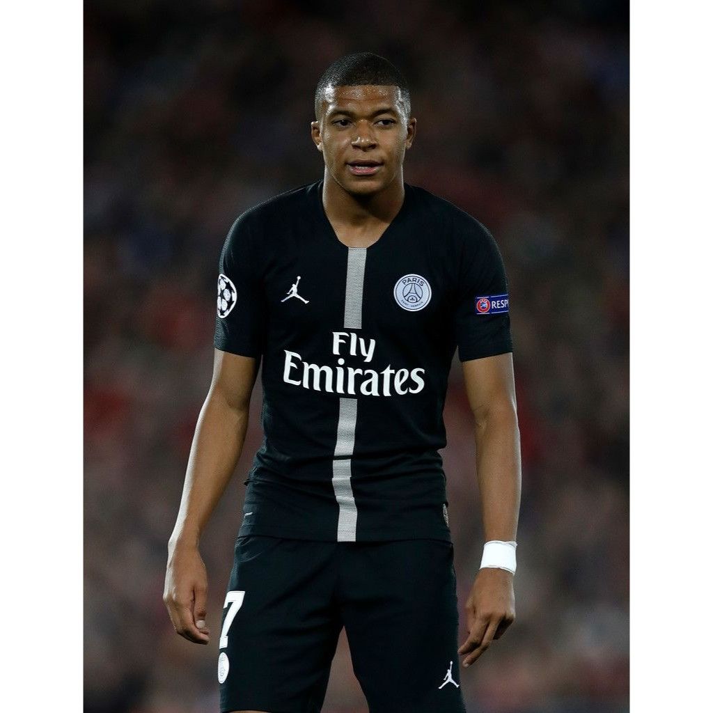 Jordan Brand Mbappe Psg JORDAN 2018 2019 Third Soccer Jersey M Size US M / EU 48-50 / 2 - 9 Thumbnail