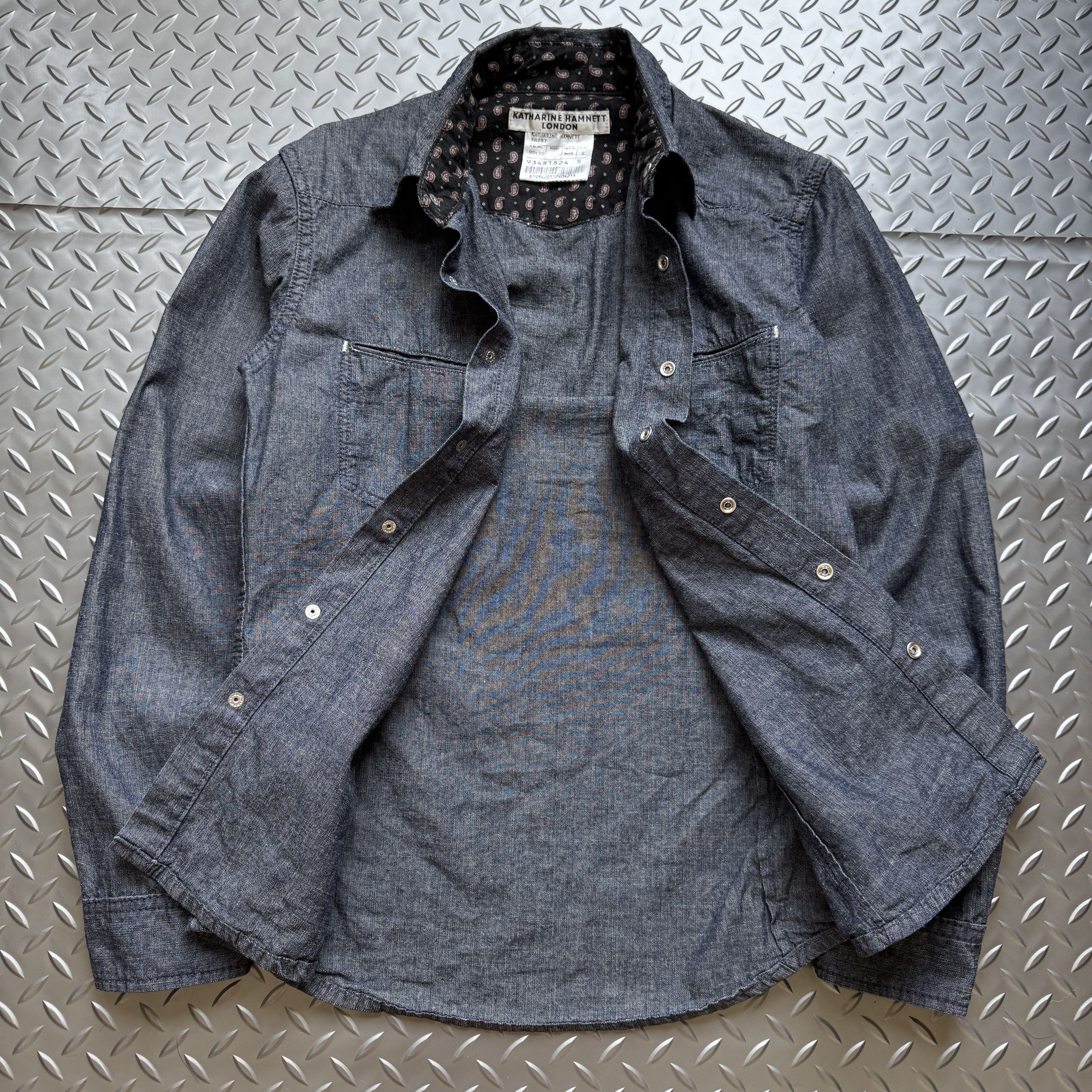 Katharine Hamnett London Katharine Hamnett London Denim Snap Button Shirt Size US S / EU 44-46 / 1 - 6 Thumbnail
