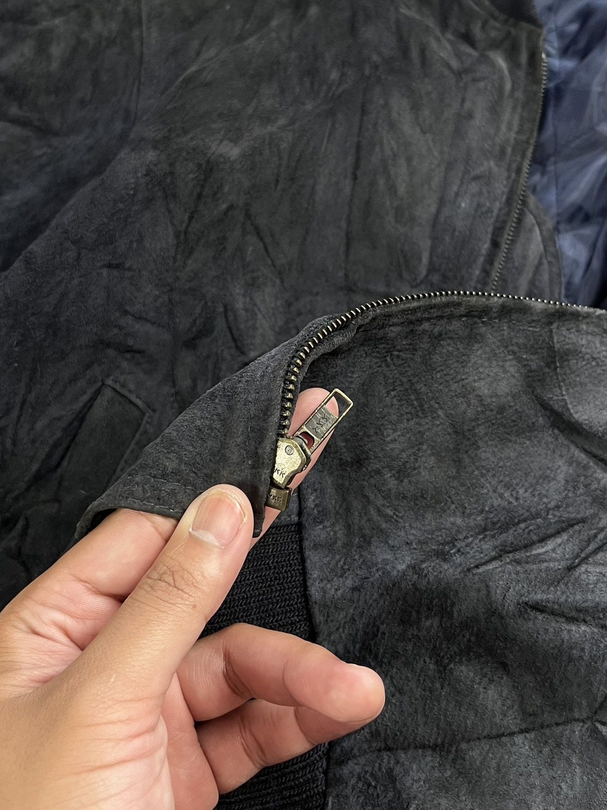 Vintage Vintage bomber Leather Jacket Size US M / EU 48-50 / 2 - 7 Thumbnail