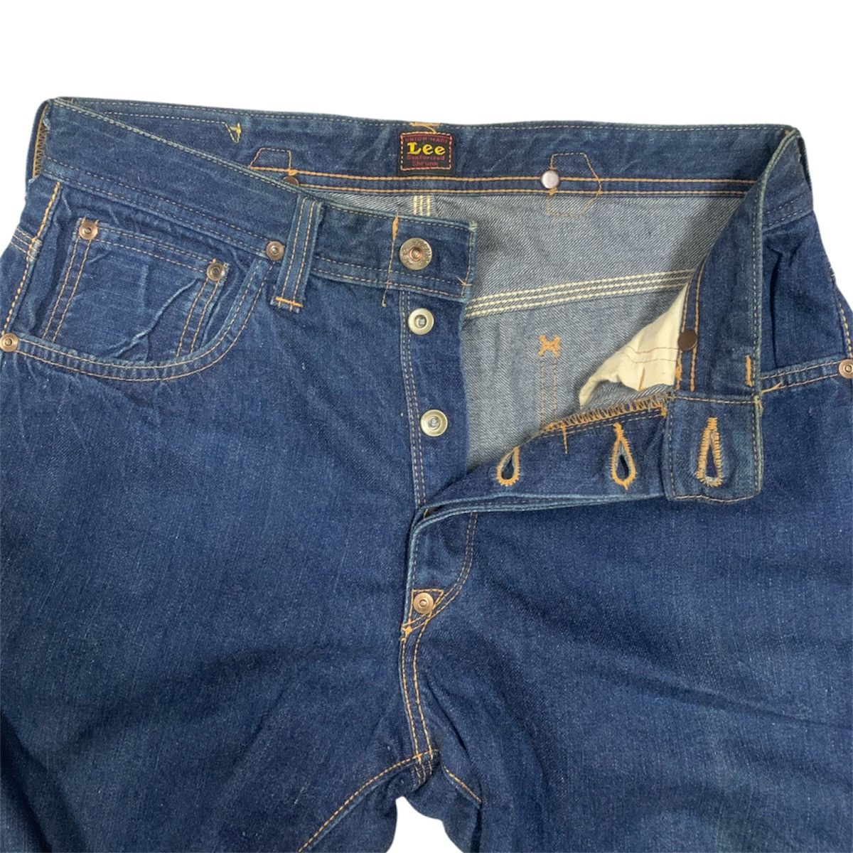 Lee Lee Cowboy 1101 Selvedge Buckleback Repro 30's Japan Jeans Size US 31 - 9 Thumbnail