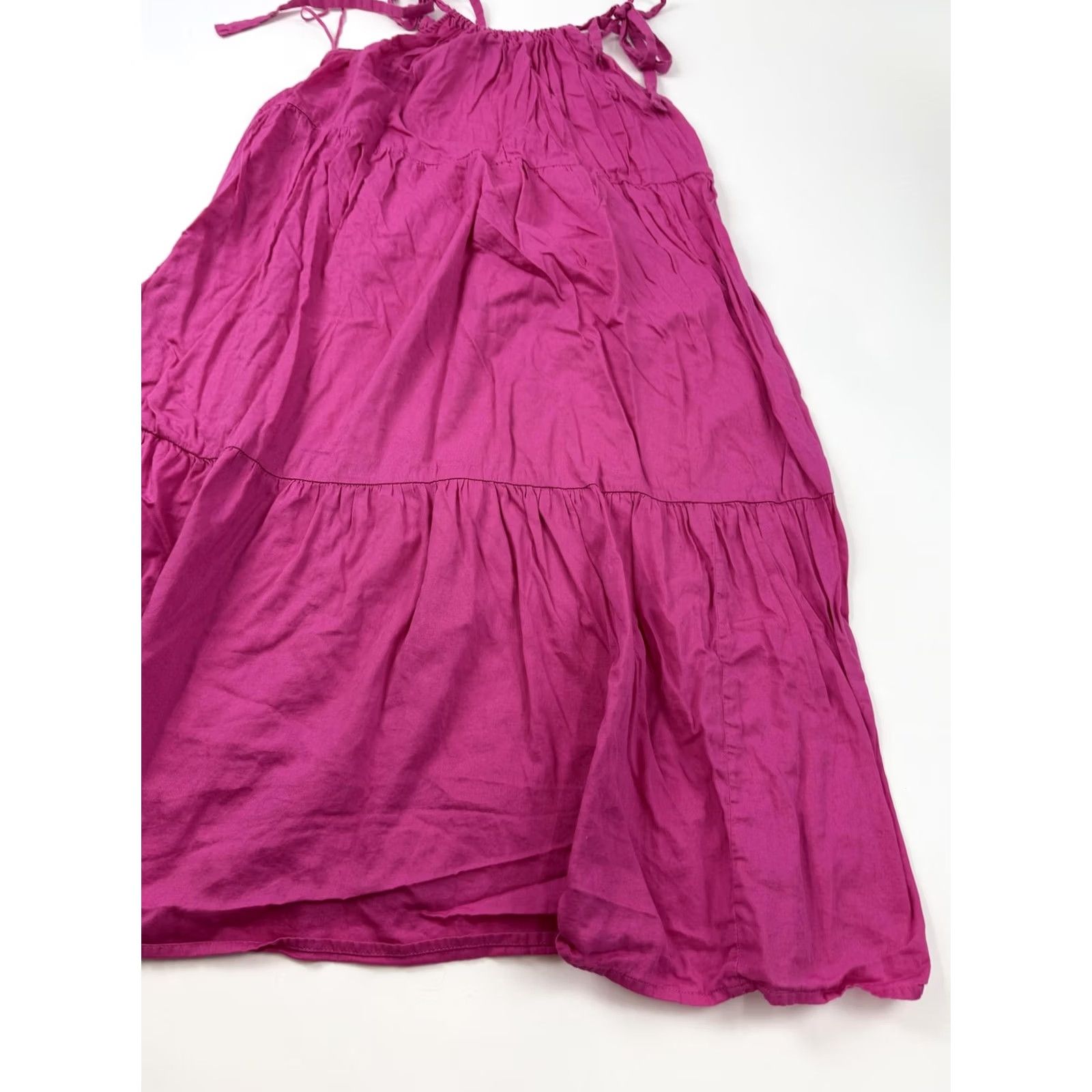 Gap Gap Sundress Womens Large Pink Sleeveless Tiered Adjustable Straps Dress Size L / US 10 / IT 46 - 3 Thumbnail