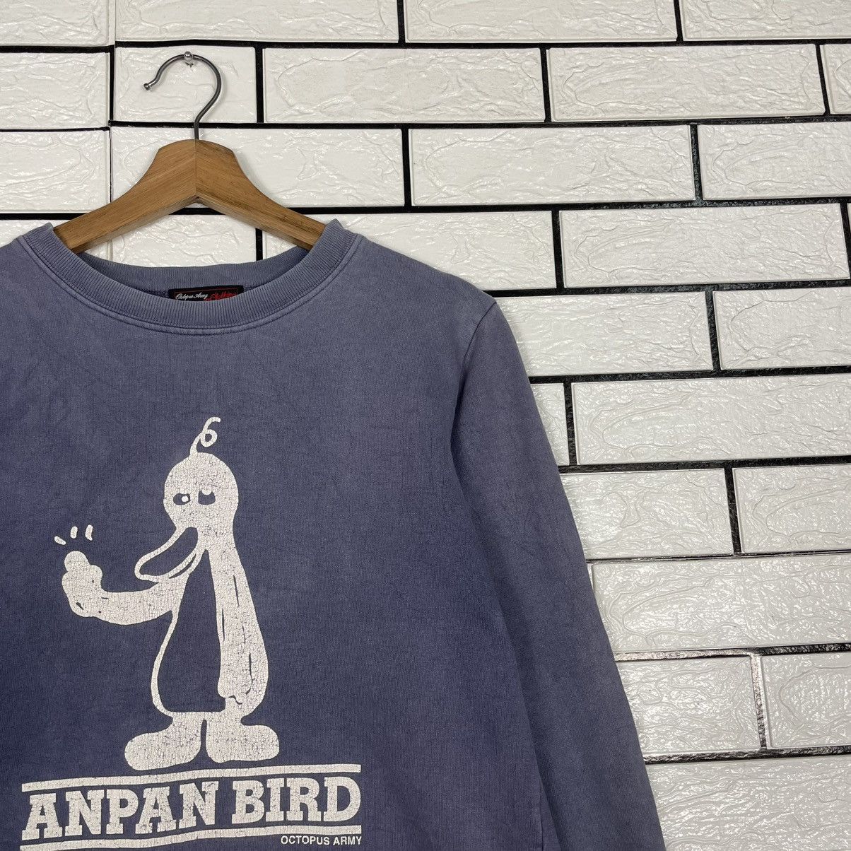 Japanese Brand Vintage 90s Octopus Army Anpan Bird Sweatshirt Size US S / EU 44-46 / 1 - 5 Thumbnail