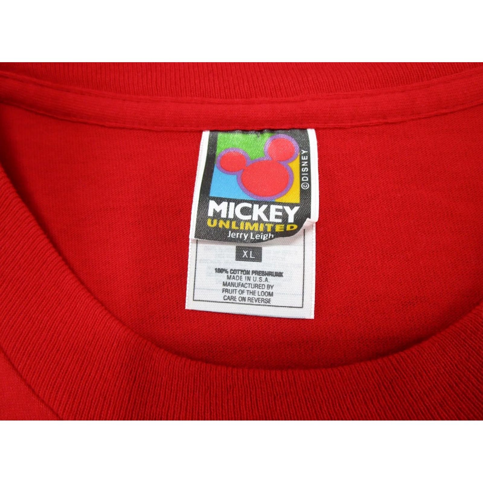 Mickey Unlimited Mickey Unlimited Star Logo Graphic Tee T-Shirt Mens XL Red 90s Retro Logo Mickey Mouse 90s Size US XL / EU 56 / 4 - 4 Thumbnail
