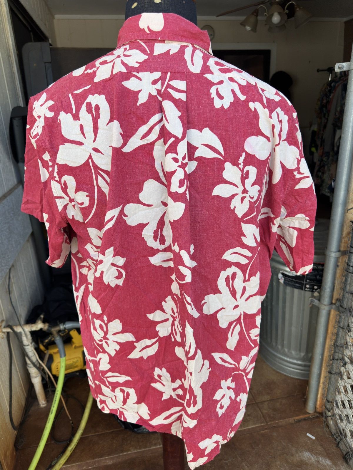 Reyn Spooner Reyn Spooner Phil Edwards Hawaiian Print Red/White Men's XL Size US XL / EU 56 / 4 - 2 Thumbnail