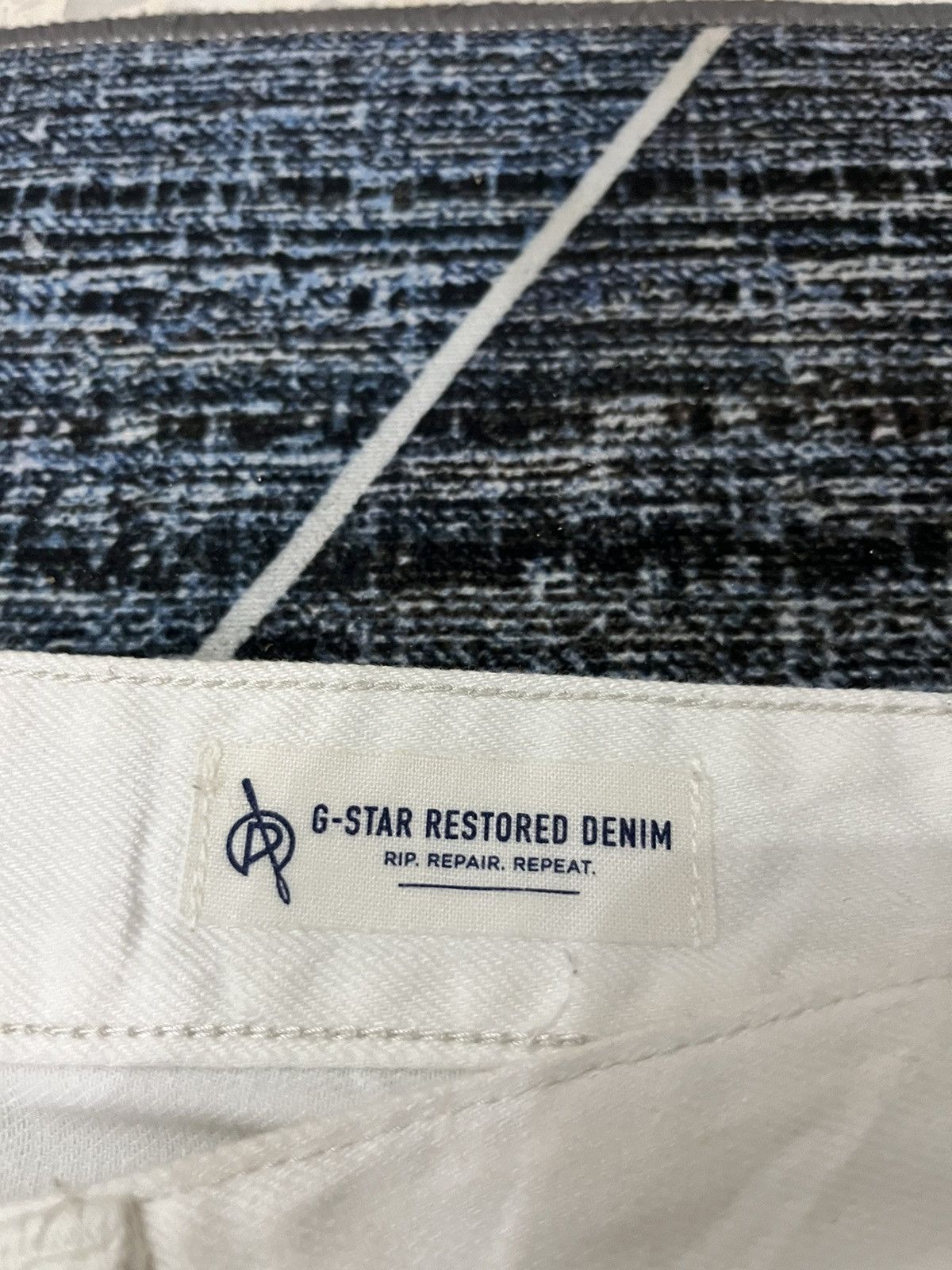 G-Star 3301 Tapered G Star Restored Denim Rip Repair Repeat Size US 34 / EU 50 - 7 Thumbnail