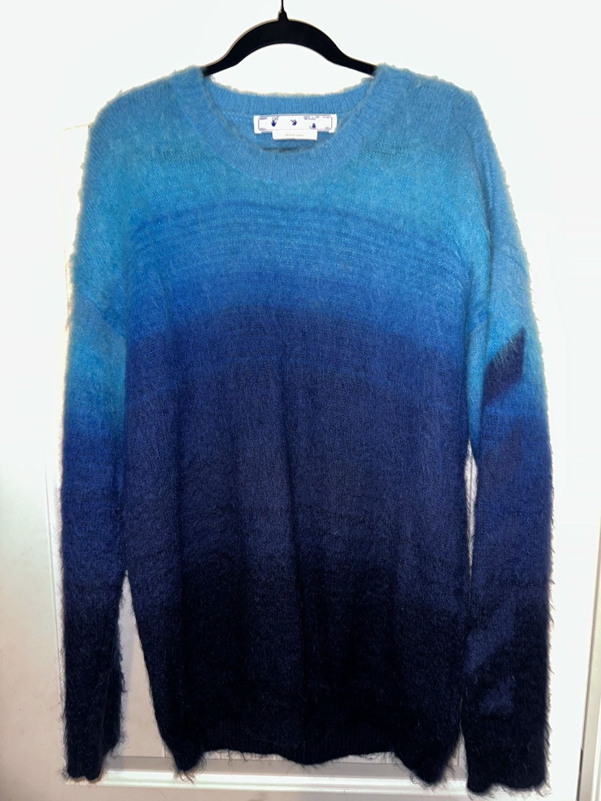 Off-White Off White Mohair Crewneck Size US L / EU 52-54 / 3 - 2 Thumbnail
