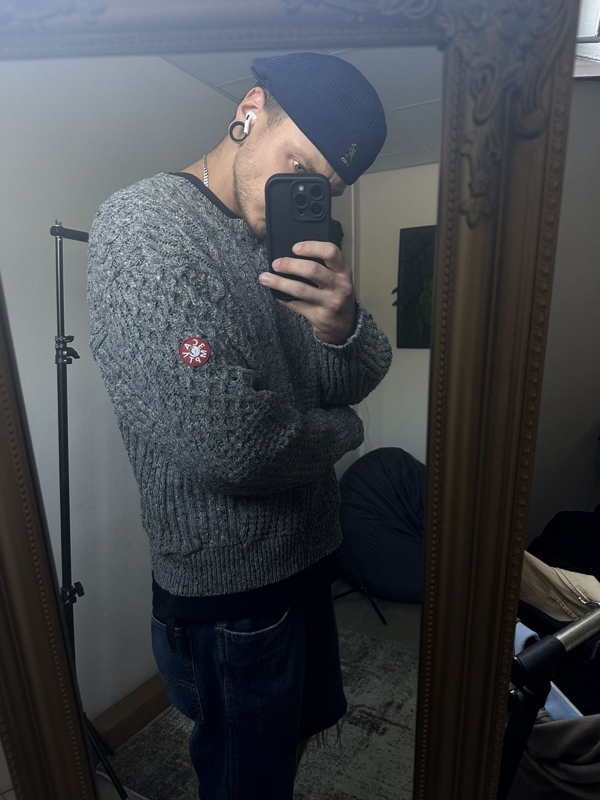 Cav Empt × Japanese Brand 🔥 Rare Cav Empt Wool Sweater Knit Jumper Size US L / EU 52-54 / 3 - 7 Thumbnail