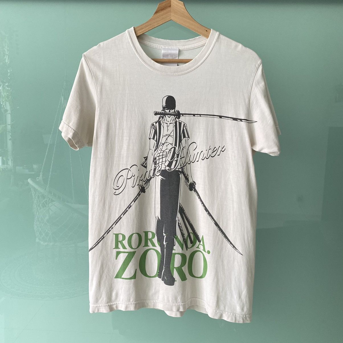 One Piece Thrashed Vintage Y2K Roronoa Zoro One Piece ERD GRUNGE TEE Size US M / EU 48-50 / 2 - 1 Thumbnail