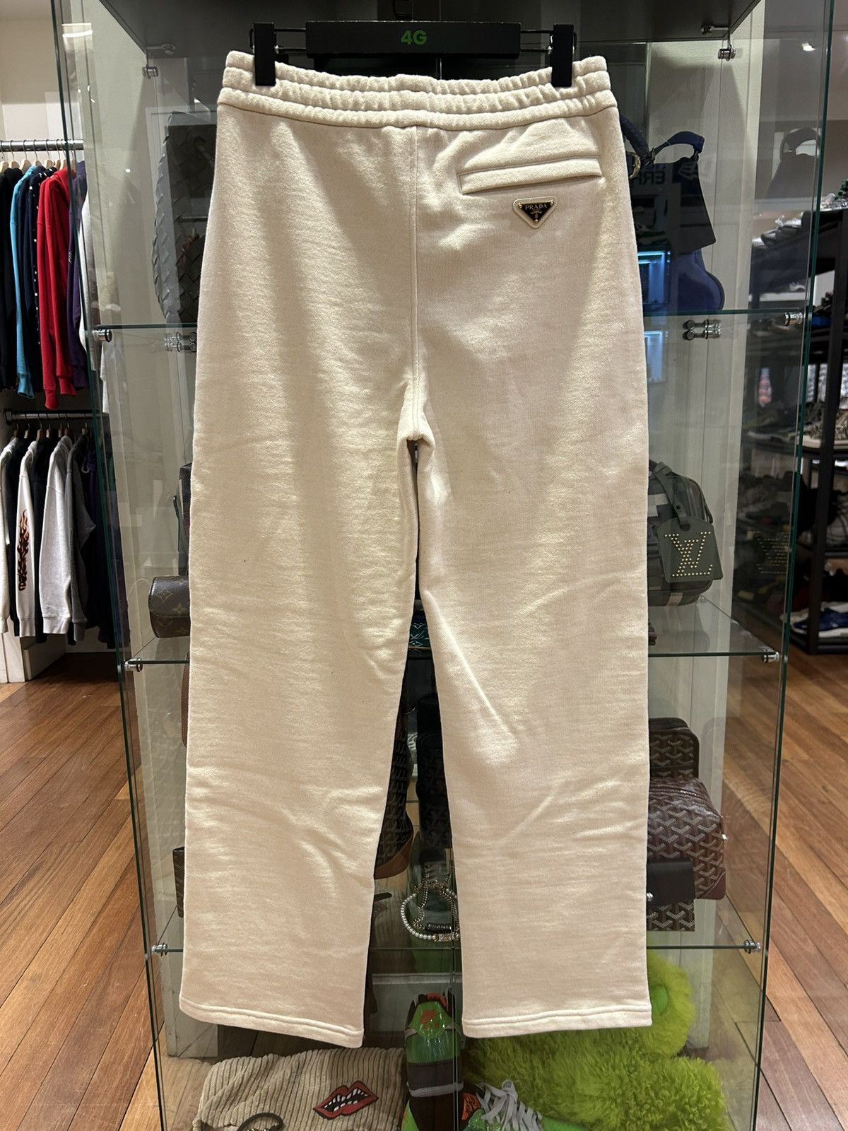 Prada Prada Sweatpants - Natural Size US 30 / EU 46 - 2 Thumbnail
