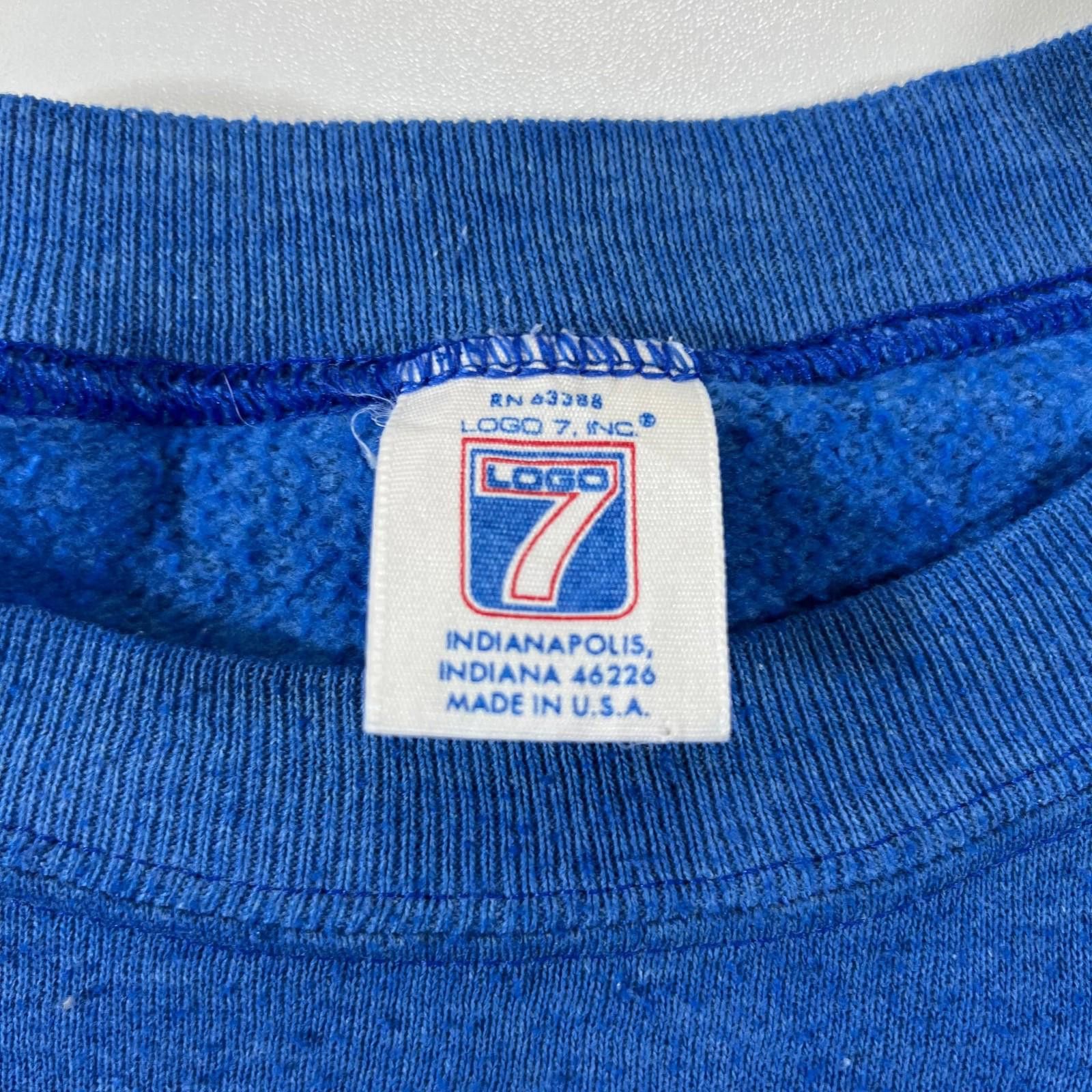 Logo 7 Vintage 90s Seattle MLB Big Logo Crewneck Sweatshirt Size US 34 / EU 50 - 3 Thumbnail