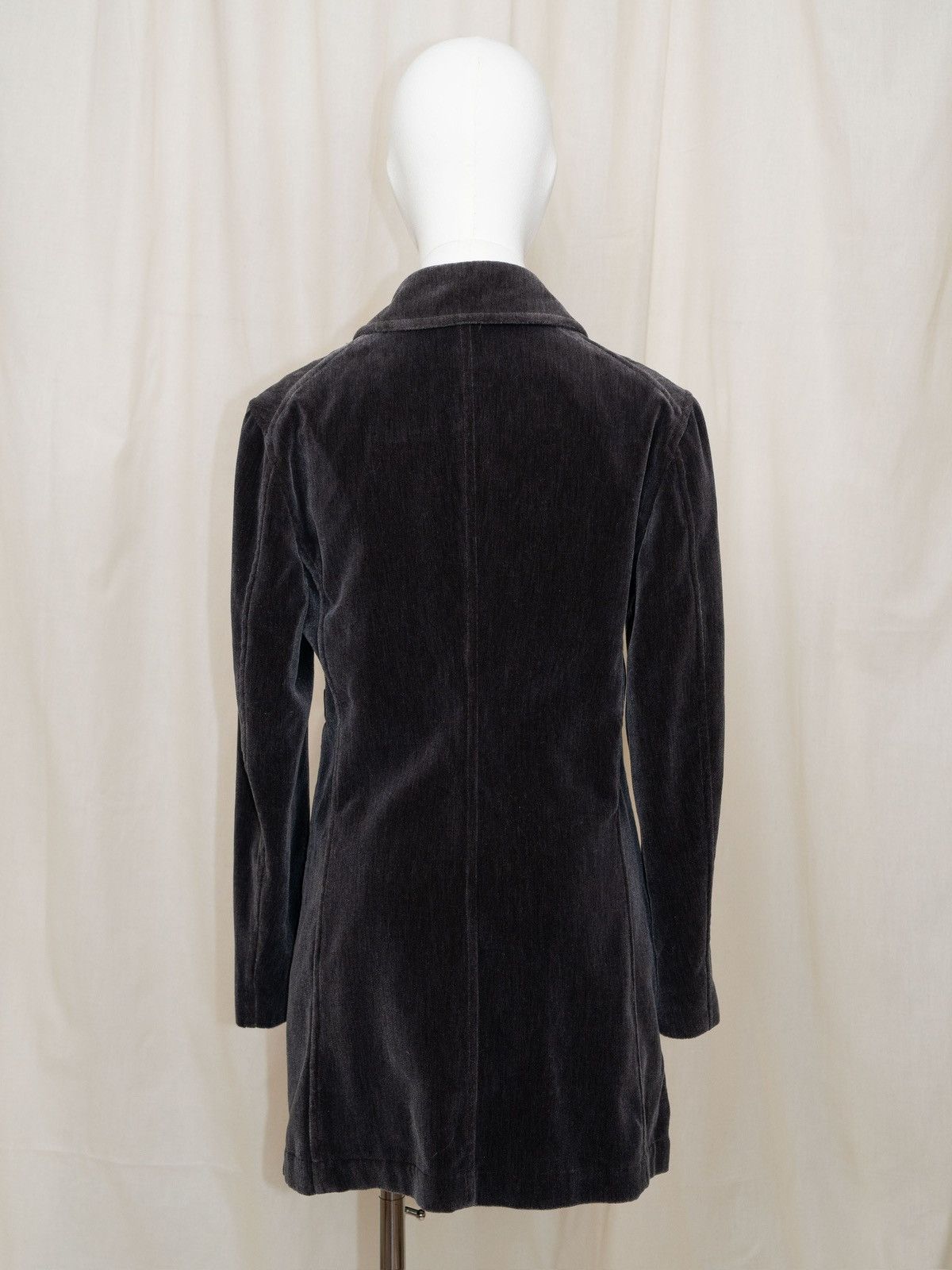 Comme des Garcons CDG Robe de Chambre 1998 Velvet Double-Breasted Coat Size M / US 6-8 / IT 42-44 - 6 Thumbnail