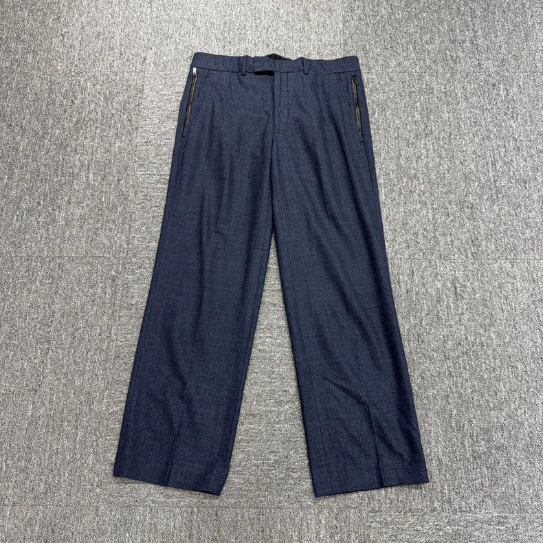 Hermes Hermes Check Wool Casual Pants - dmc Size US 31 - 1 Thumbnail
