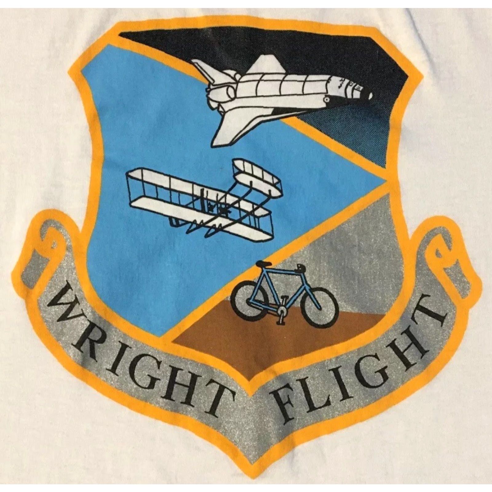 Vintage VINTAGE Wright Brothers Flight Shirt S USA Pilot Plane Flying 90s 80s Grunge Single Stitch T-Shirt Men White USA Plane Graphic Tee Size US S / EU 44-46 / 1 - 2 Thumbnail