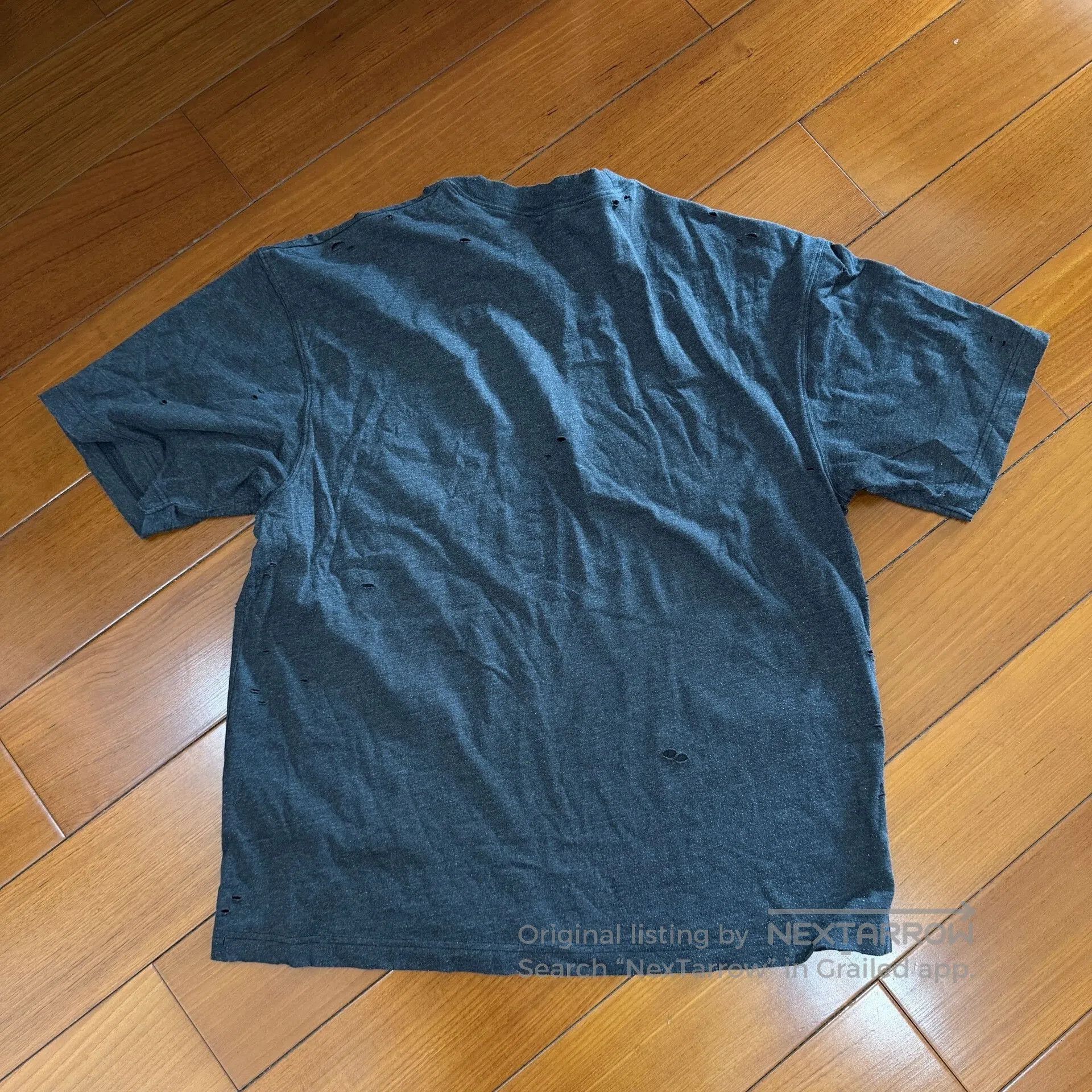 Acne Studios Acne Studios Washed Distressed Ripped Tee. Size US S / EU 44-46 / 1 - 2 Thumbnail
