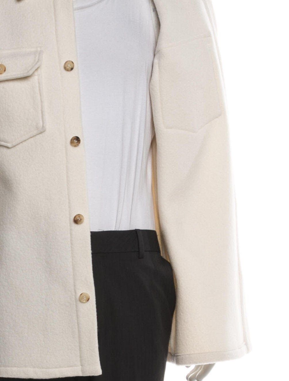 Gabriela Hearst o1tko10426 Utility Jacket in Ivory Size US S / EU 44-46 / 1 - 4 Thumbnail