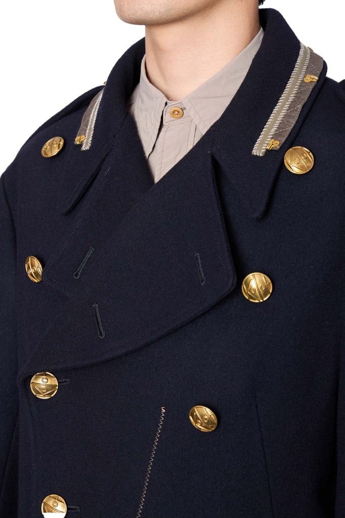 Kolor Kolor FW25 Peacot Navy Military Coat Size US S / EU 44-46 / 1 - 3 Thumbnail