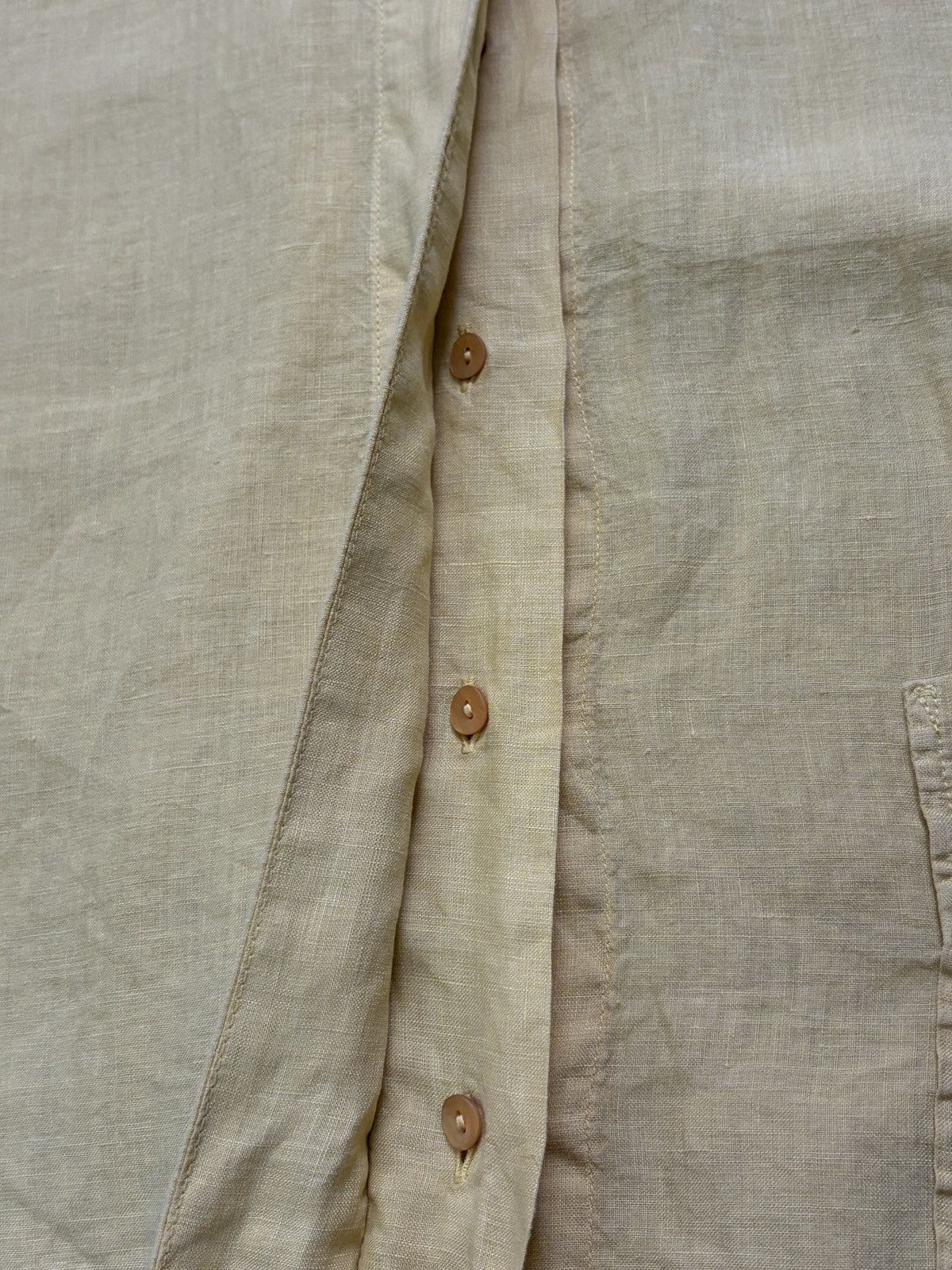OSKA OSKA Yellow 100% Linen Oversized Boxy Shirt Blouse 3 L/XL Size L / US 10 / IT 46 - 10 Thumbnail