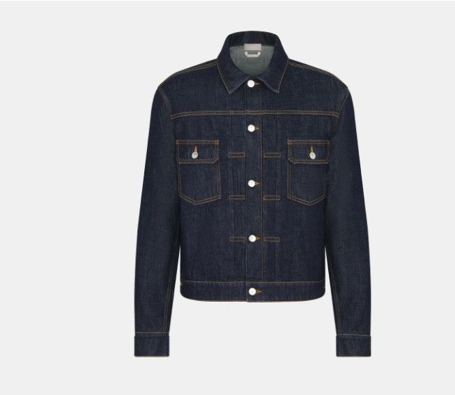 Dior o1w1db11224 Cotton Twill Mkii Jacket in Navy Blue Size US S / EU 44-46 / 1 - 1 Thumbnail