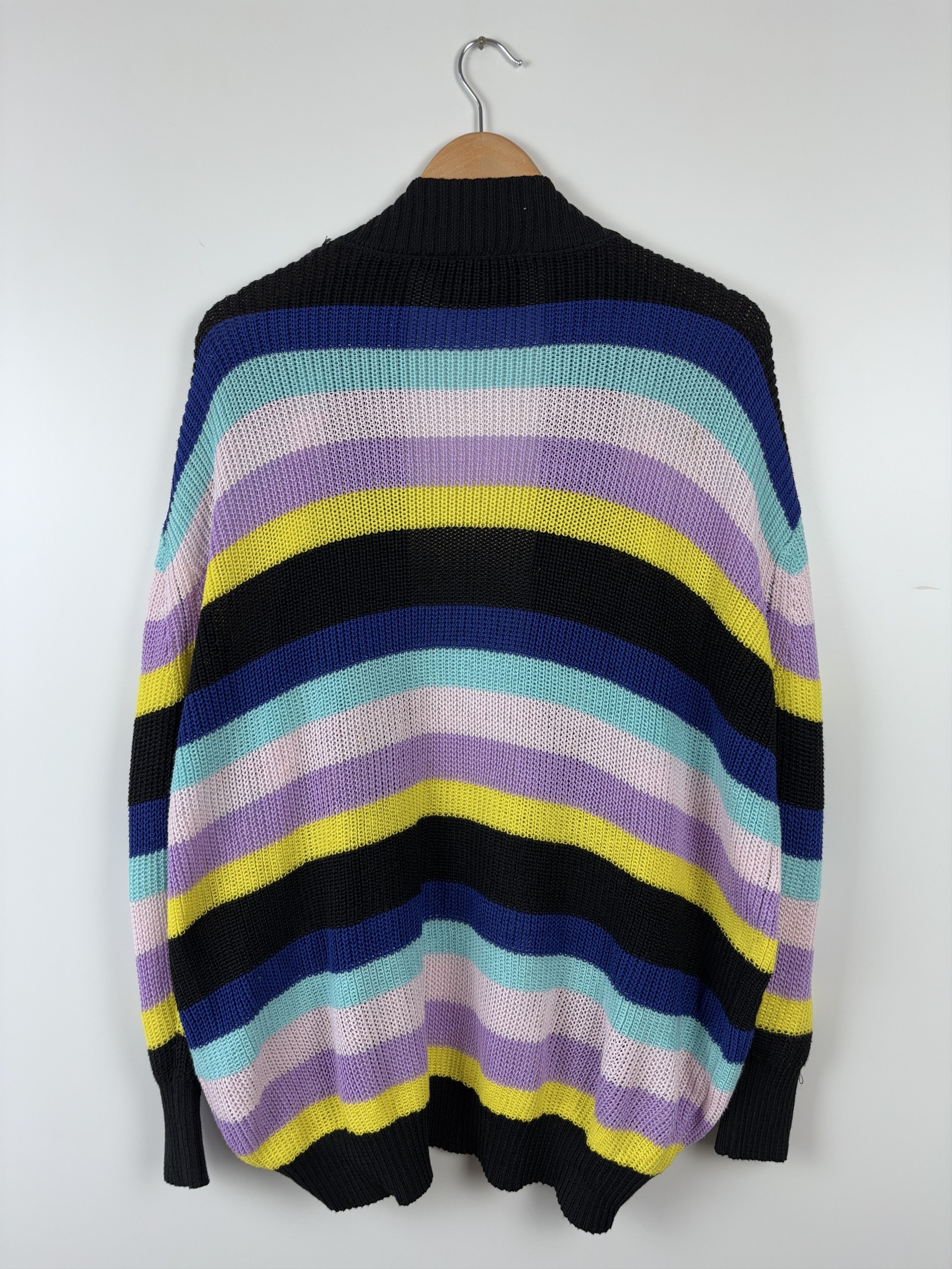 Womens Killstar Rainbow Knit Cardigan Size XS