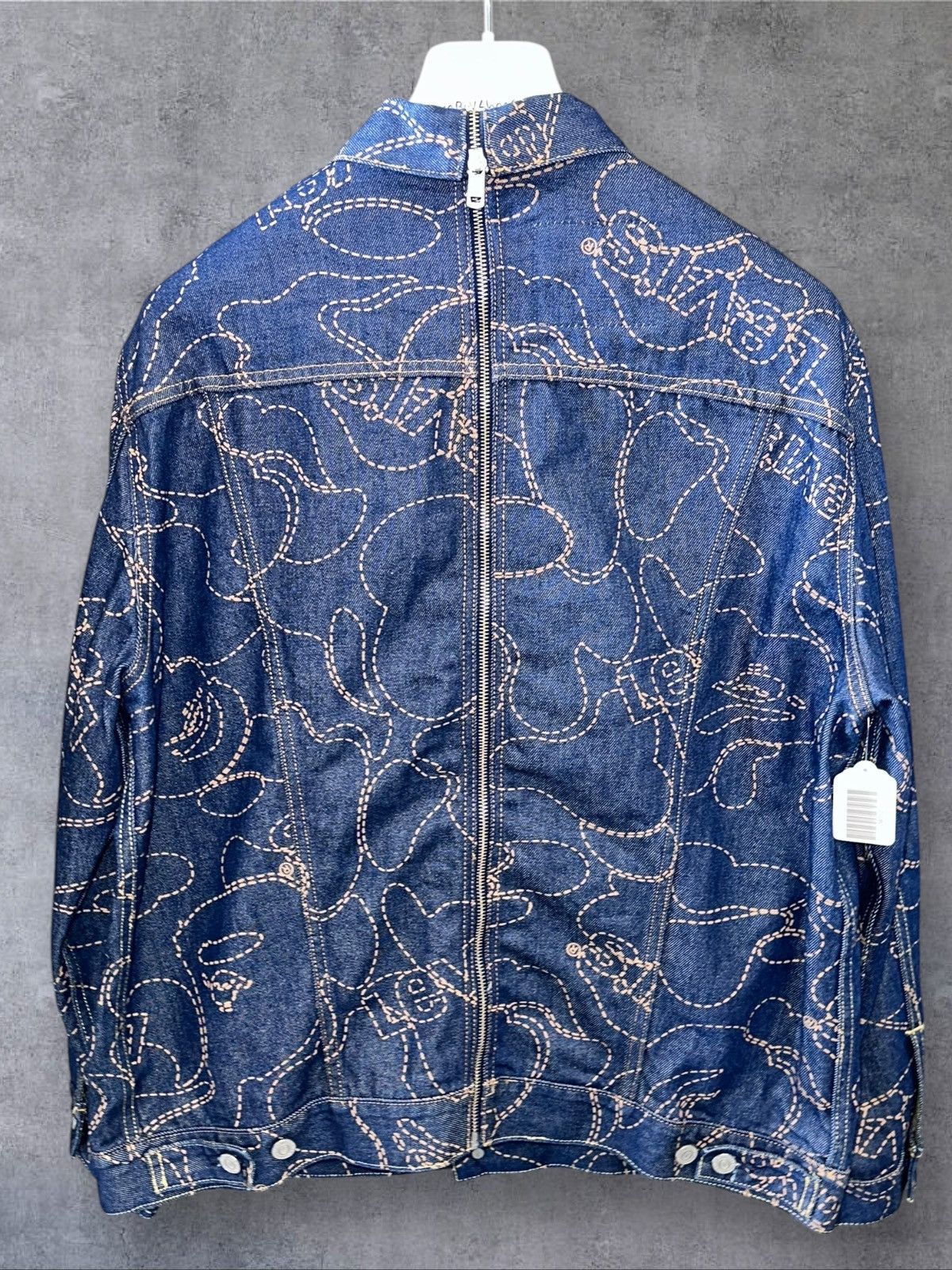 Bape × Levi's BAPE X LEVI’S SPLIT TRUCKER JACKET SIZE XL Size US XL / EU 56 / 4 - 3 Thumbnail