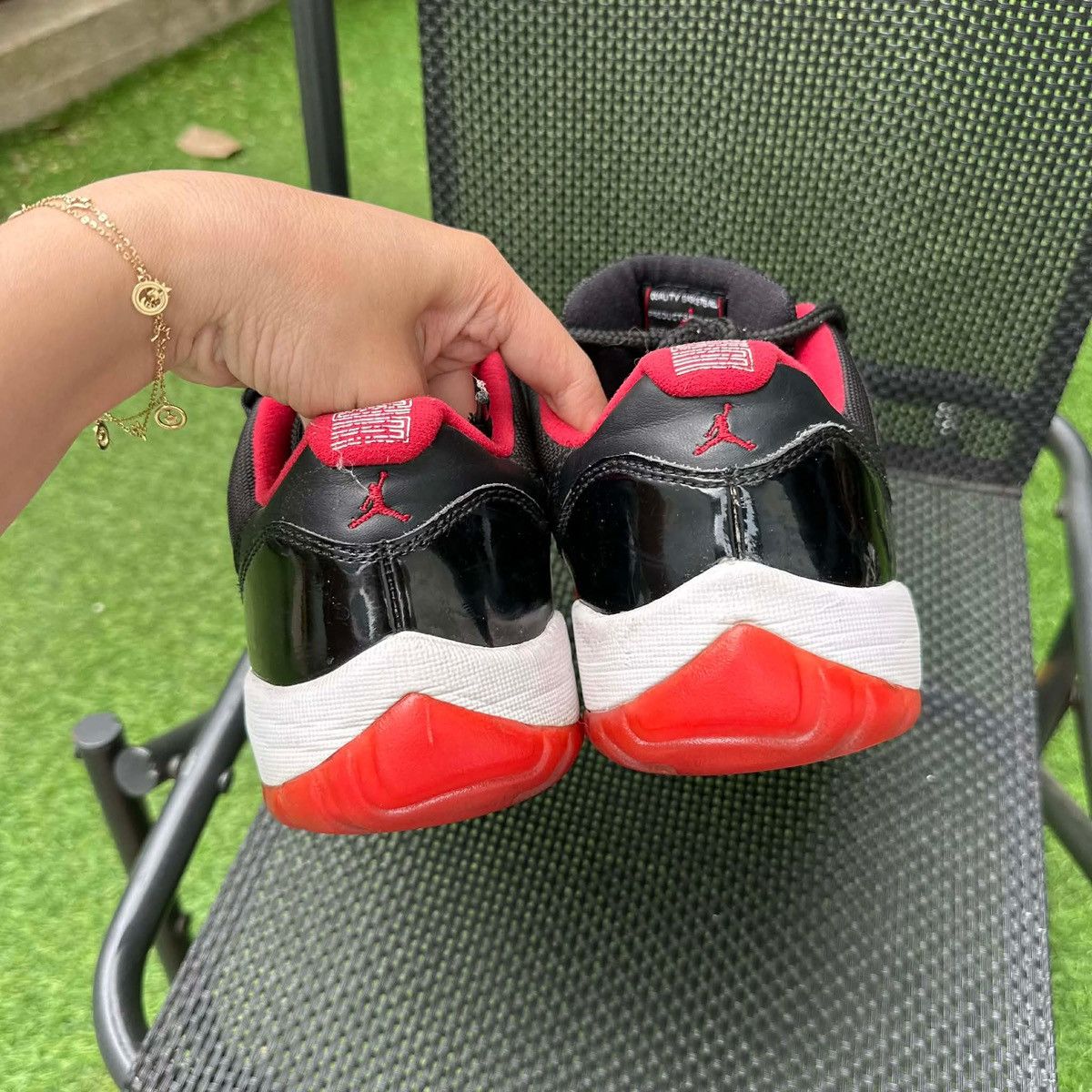 Jordan Brand Air Jordan 11 Low Bred 2015 528895-012 Size US 9 / EU 42 - 4 Thumbnail