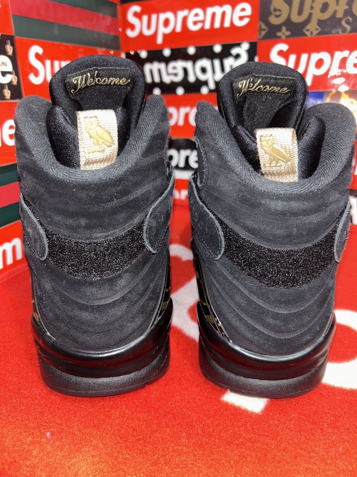 Nike Jordan 8 Retro ‘OVO Black’ AA1239-045 size 13 Size US 13 / EU 46 - 3 Thumbnail