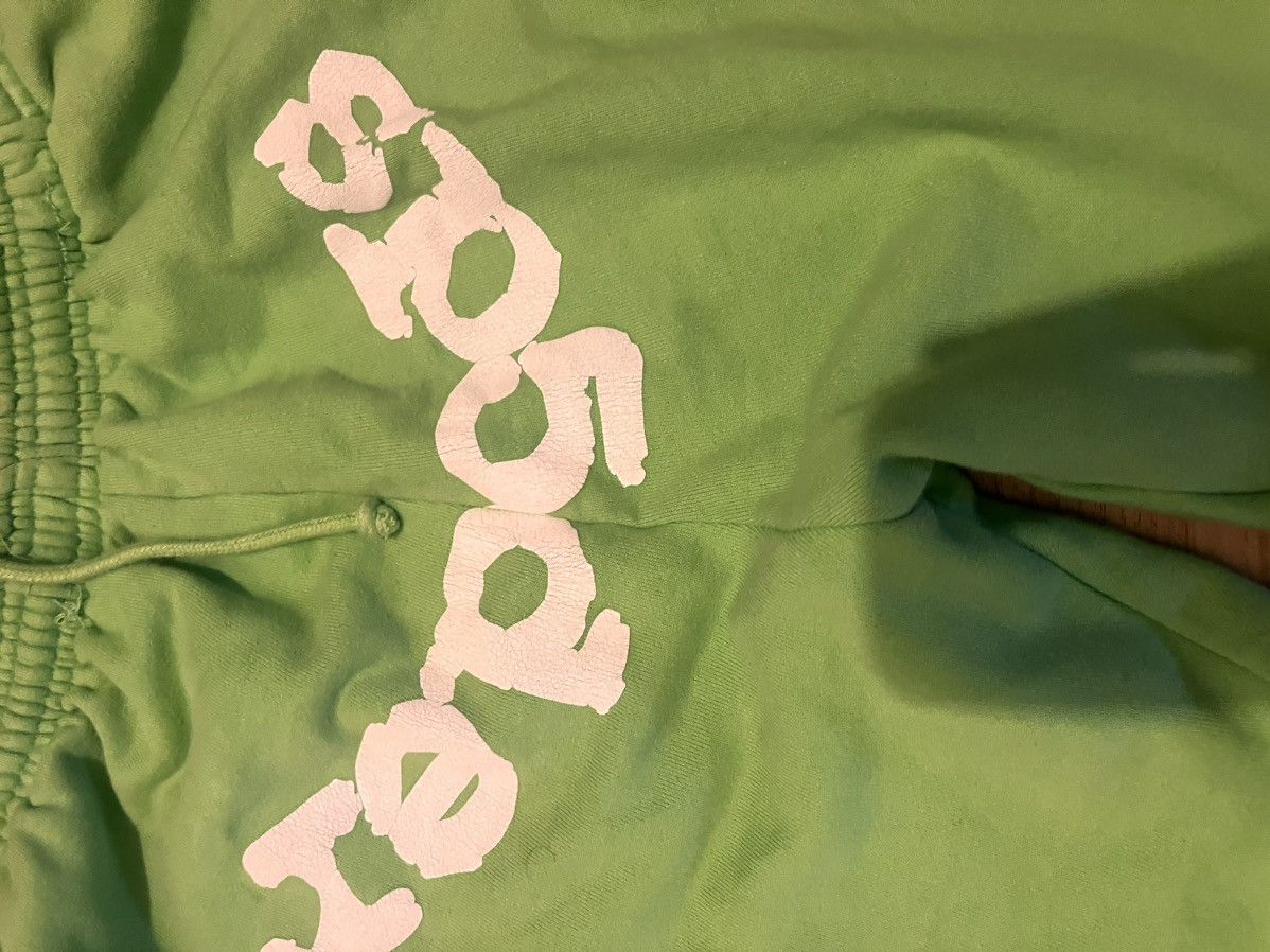 Sp5der Neon Green Sp5der Sweatpants Size US 30 / EU 46 - 2 Thumbnail