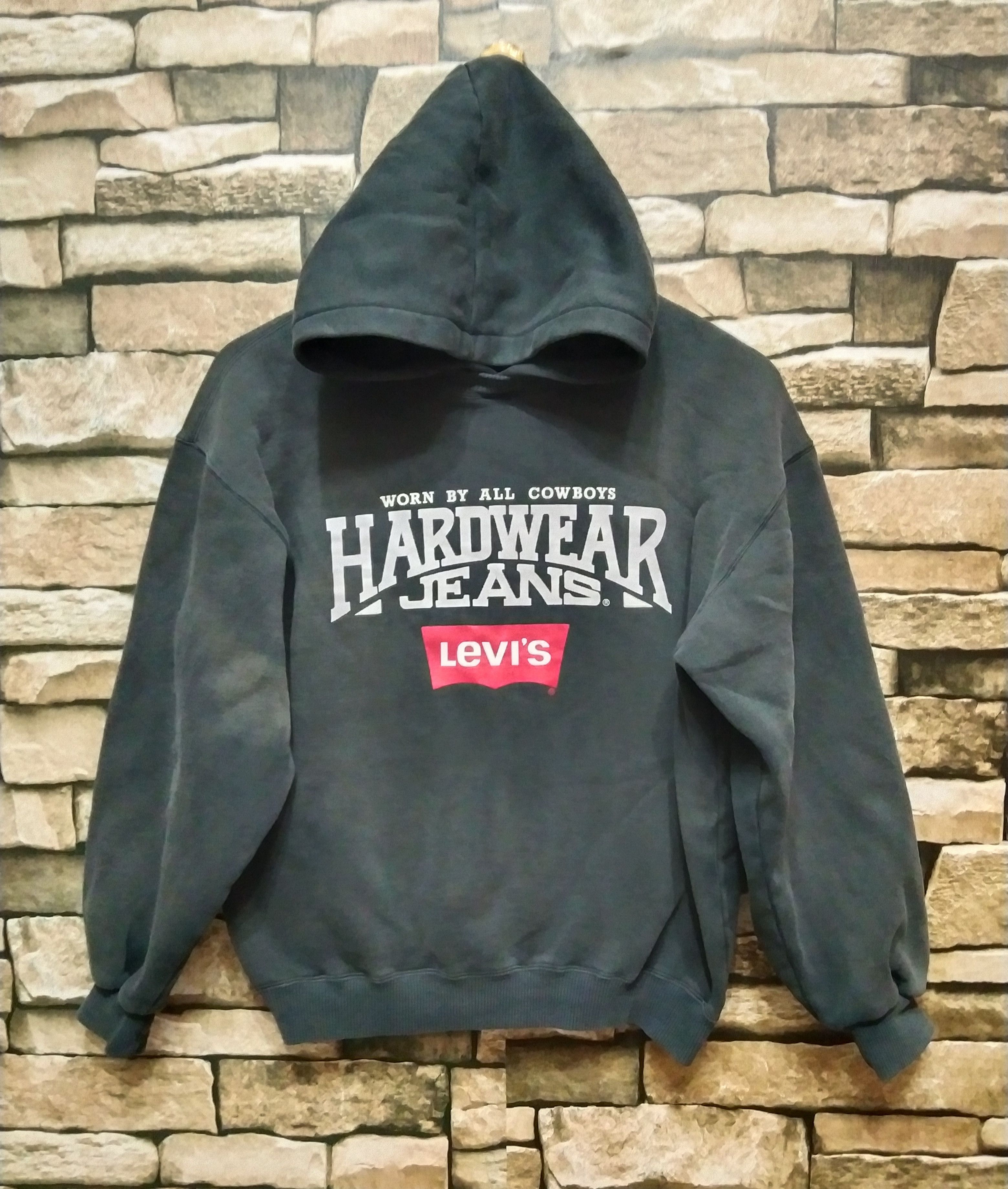 image of Levis Hoodie in Faded Black, Men's (Size Small)