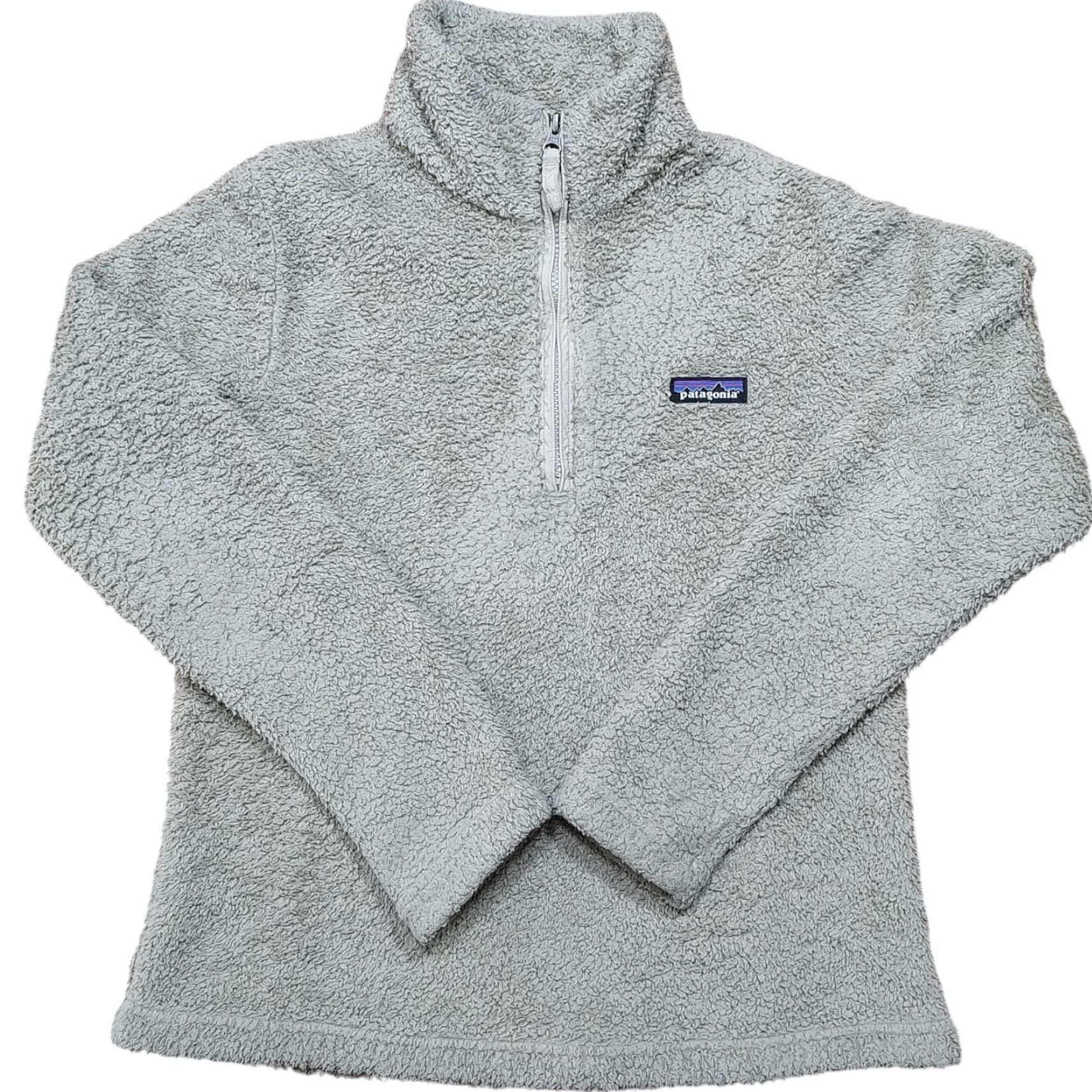 Patagonia Patagonia Sweater 1/4 Zip Pullover Fleece Tan Womens M Knit Mock Neck Outdoor Nature 90s? Size M / US 6-8 / IT 42-44 - 2 Thumbnail