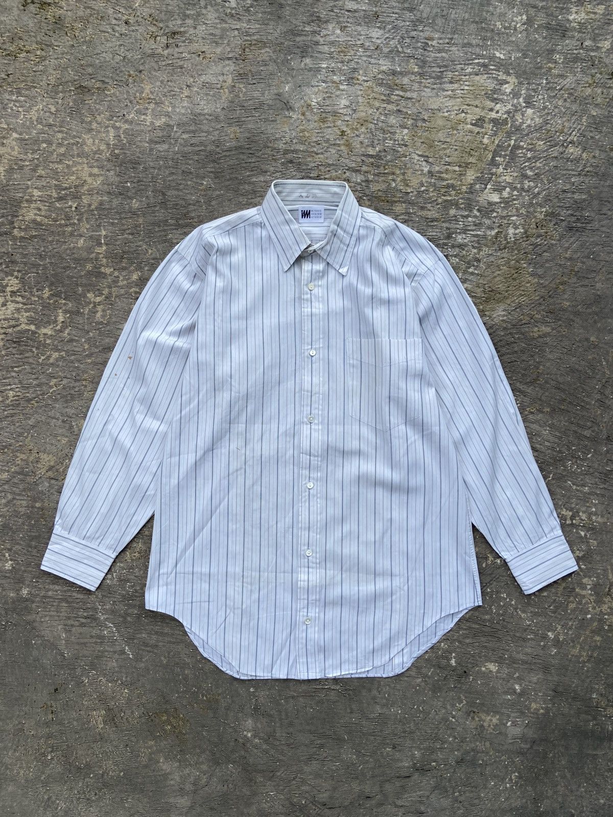 Issey Miyake IM Design Studio by Issey Miyake Stripe Button Ups Shirt Size US M / EU 48-50 / 2 - 1 Thumbnail