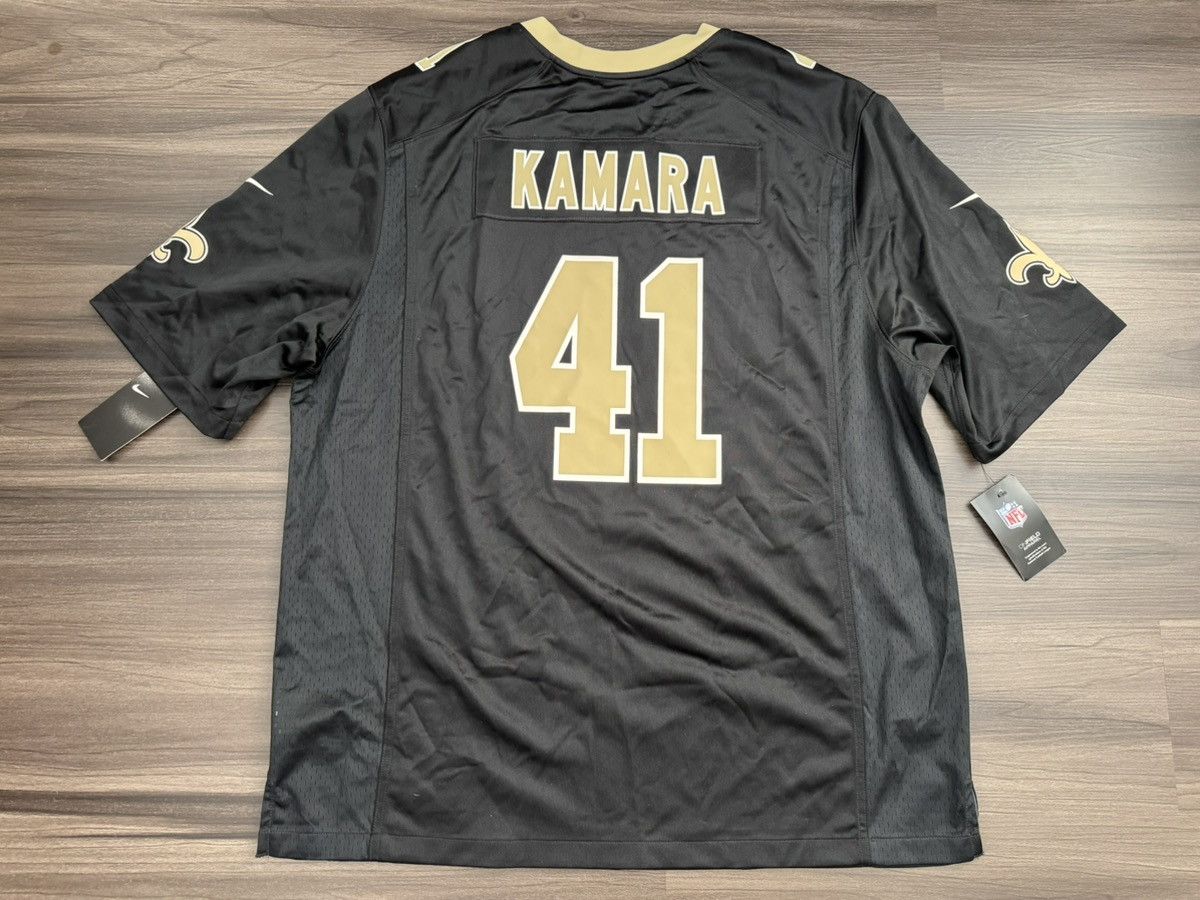 Nike New Orleans Saints Alvin Kamara #41 NFL On Field Game Jersey Size US XXL / EU 58 / 5 - 8 Thumbnail