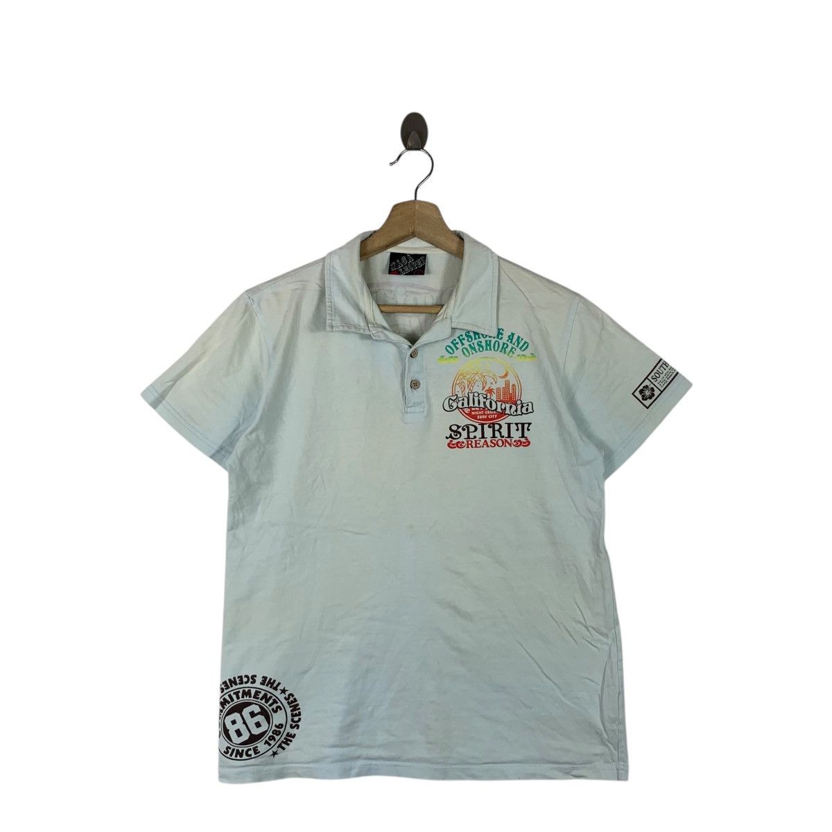 Vintage Vintage MACALESTER CALIFORNIA SURF Spirit Polo Tee Shirt Size XL / US 12-14 / IT 48-50 - 1 Thumbnail