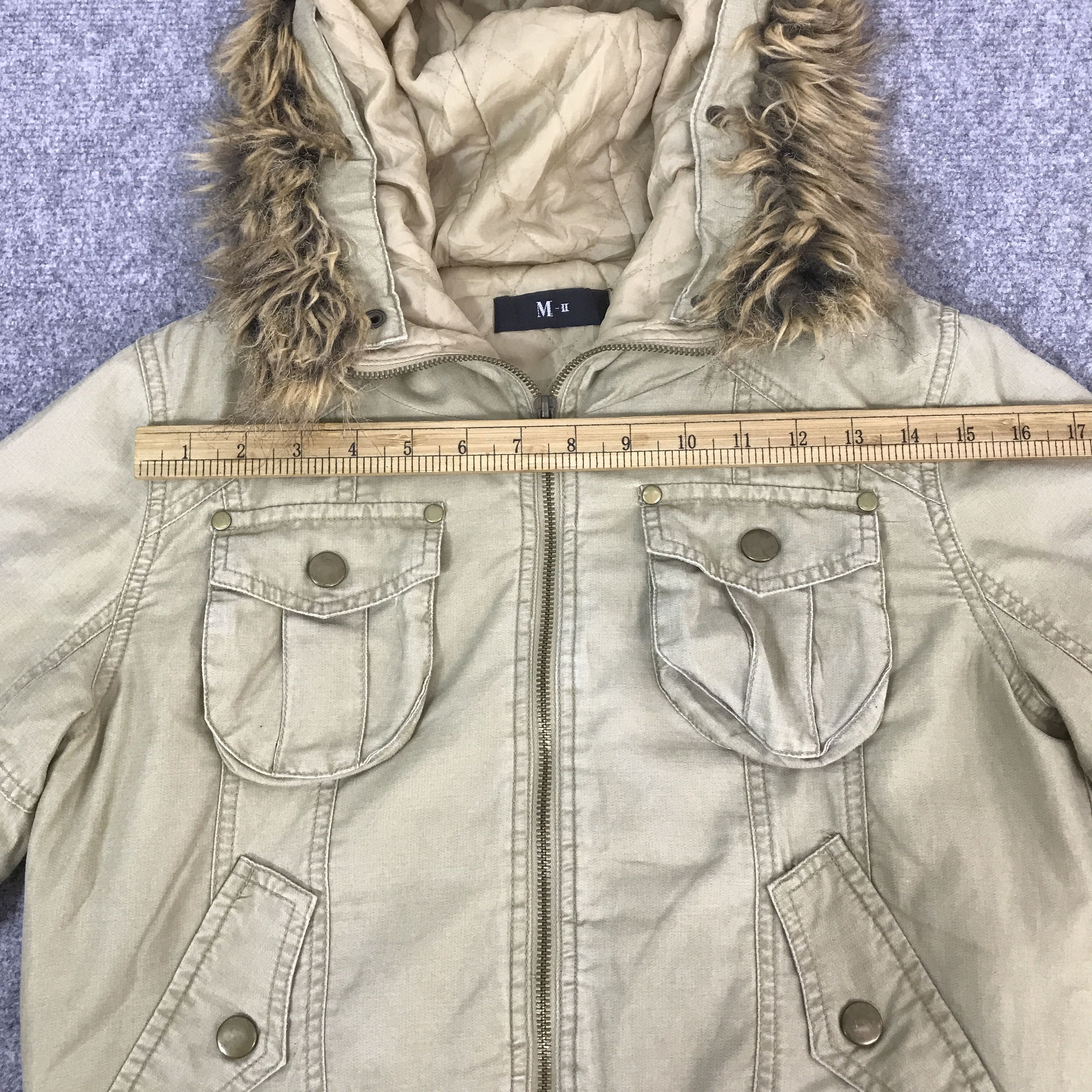 Japanese Brand PUNK GOTHIC M-II FUR HOODIE JACKET K61B18 Size M / US 6-8 / IT 42-44 - 5 Thumbnail